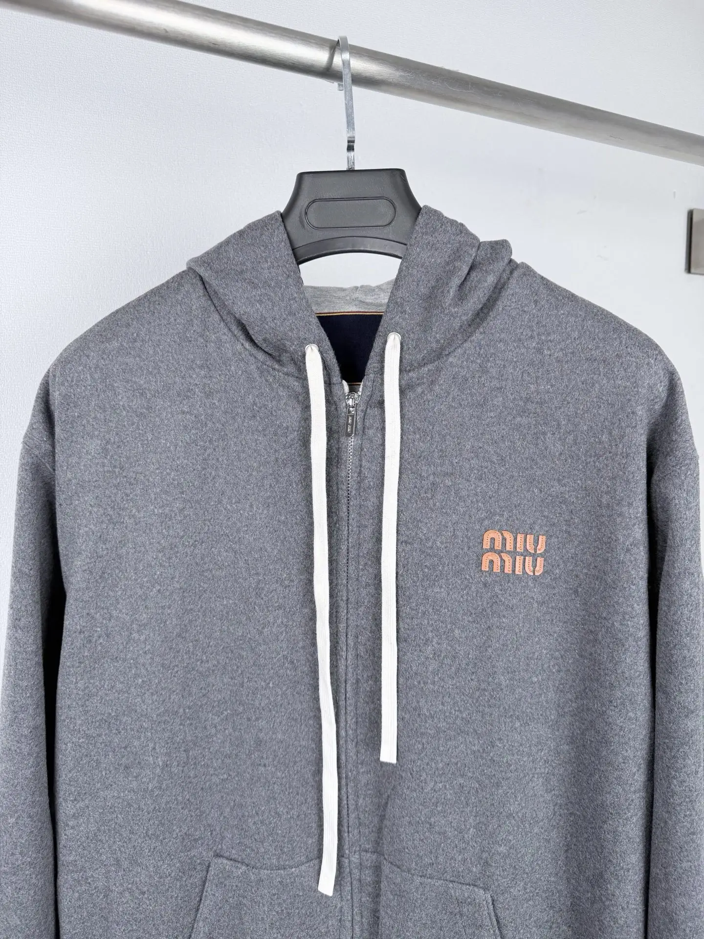 Reversible Striped Fleece Zip-Up Hoodie D42021304 — view 2