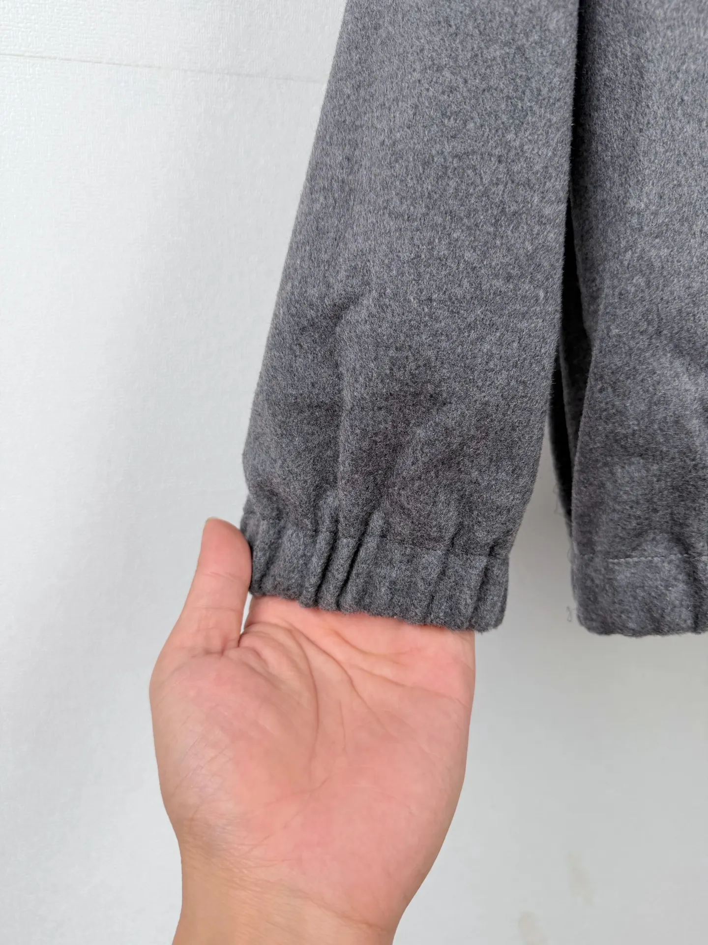 Reversible Striped Fleece Zip-Up Hoodie D42021304 — view 8