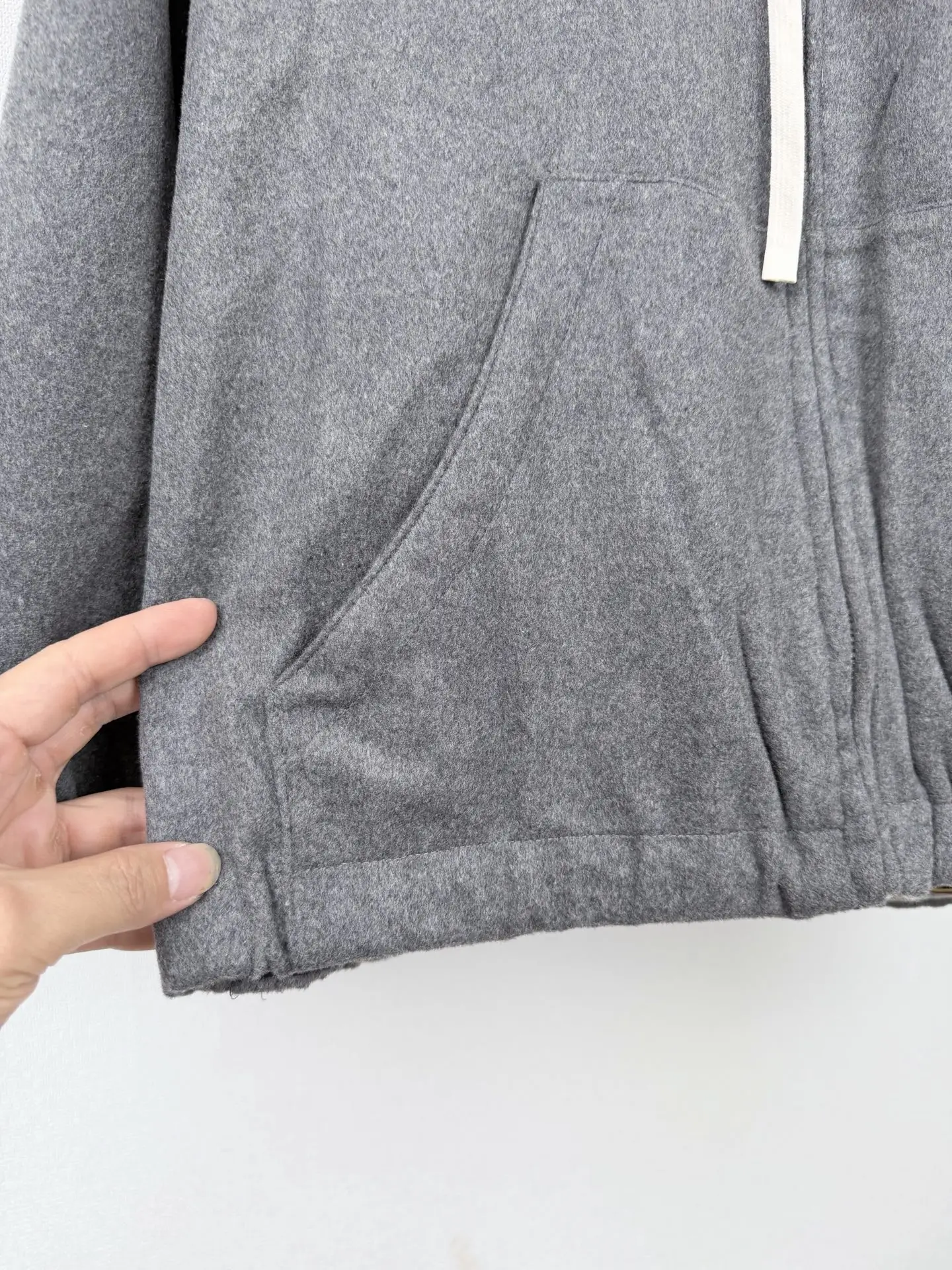 Reversible Striped Fleece Zip-Up Hoodie D42021304 — view 9