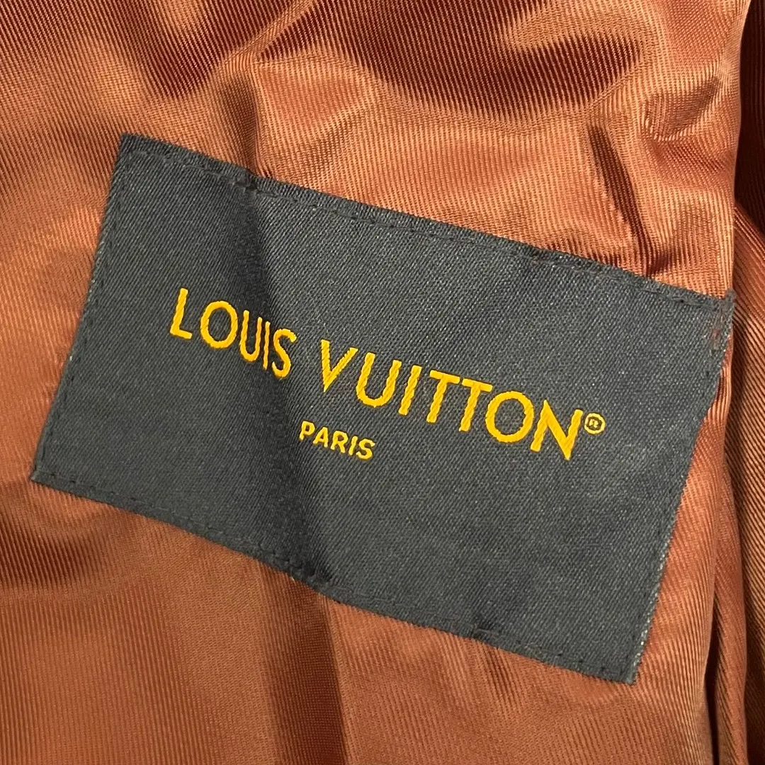 Logo-Embroidered Wool and Leather Varsity Jacket D42524589 — view 14