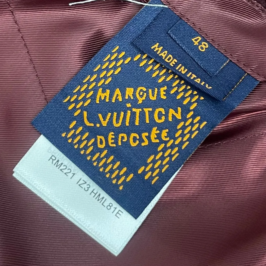Logo-Embroidered Wool and Leather Varsity Jacket D42524589 — view 15