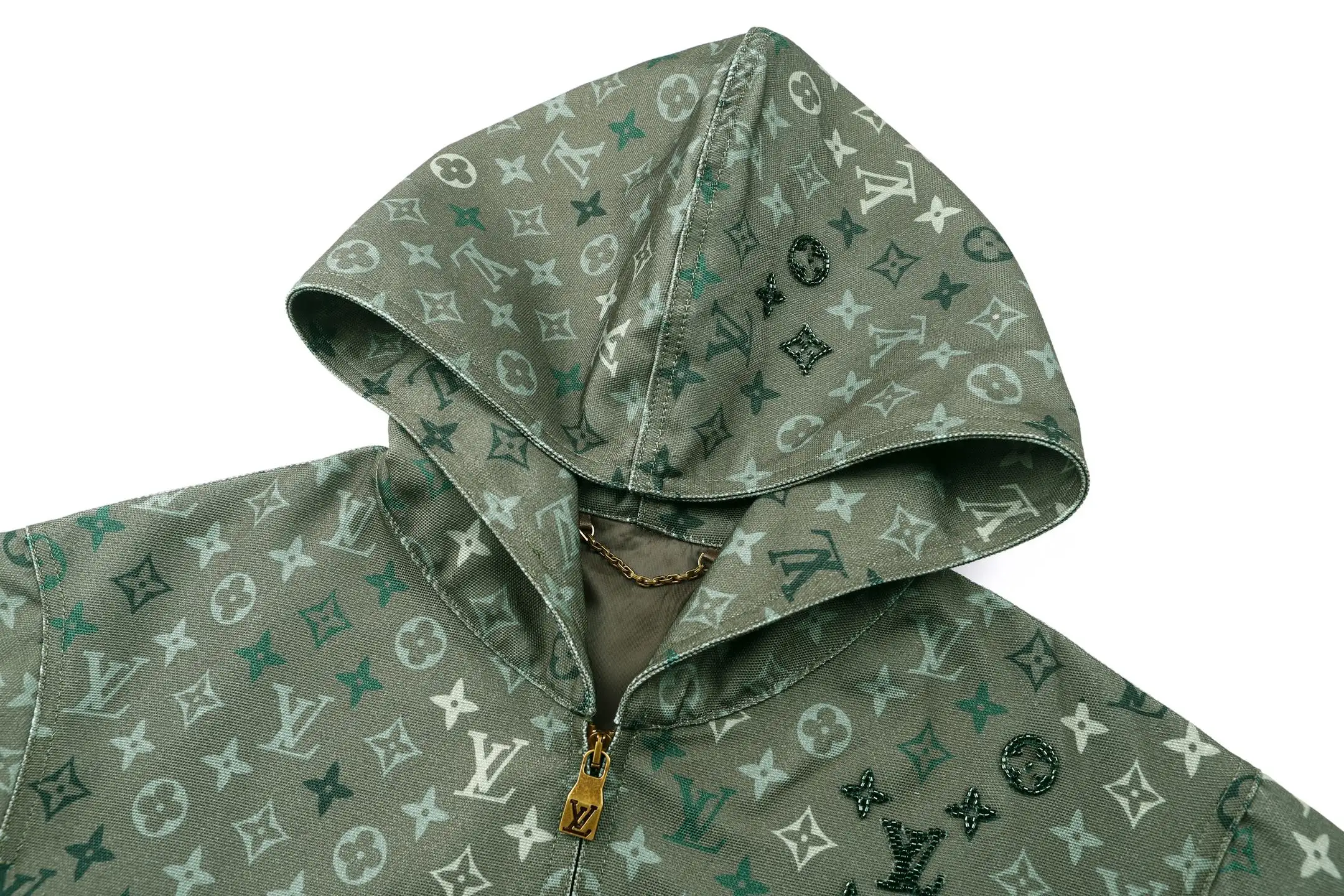 Monogram All-Over Print Hooded Jacket D42524898 — view 3