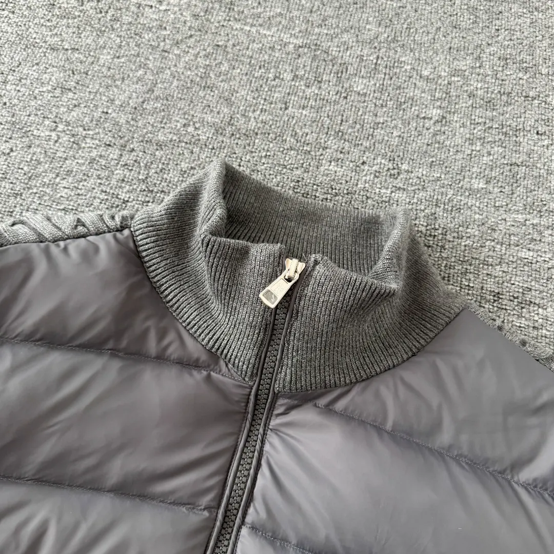 Wool-Panelled Down-Filled Cardigan Jacket D43024714 — view 3