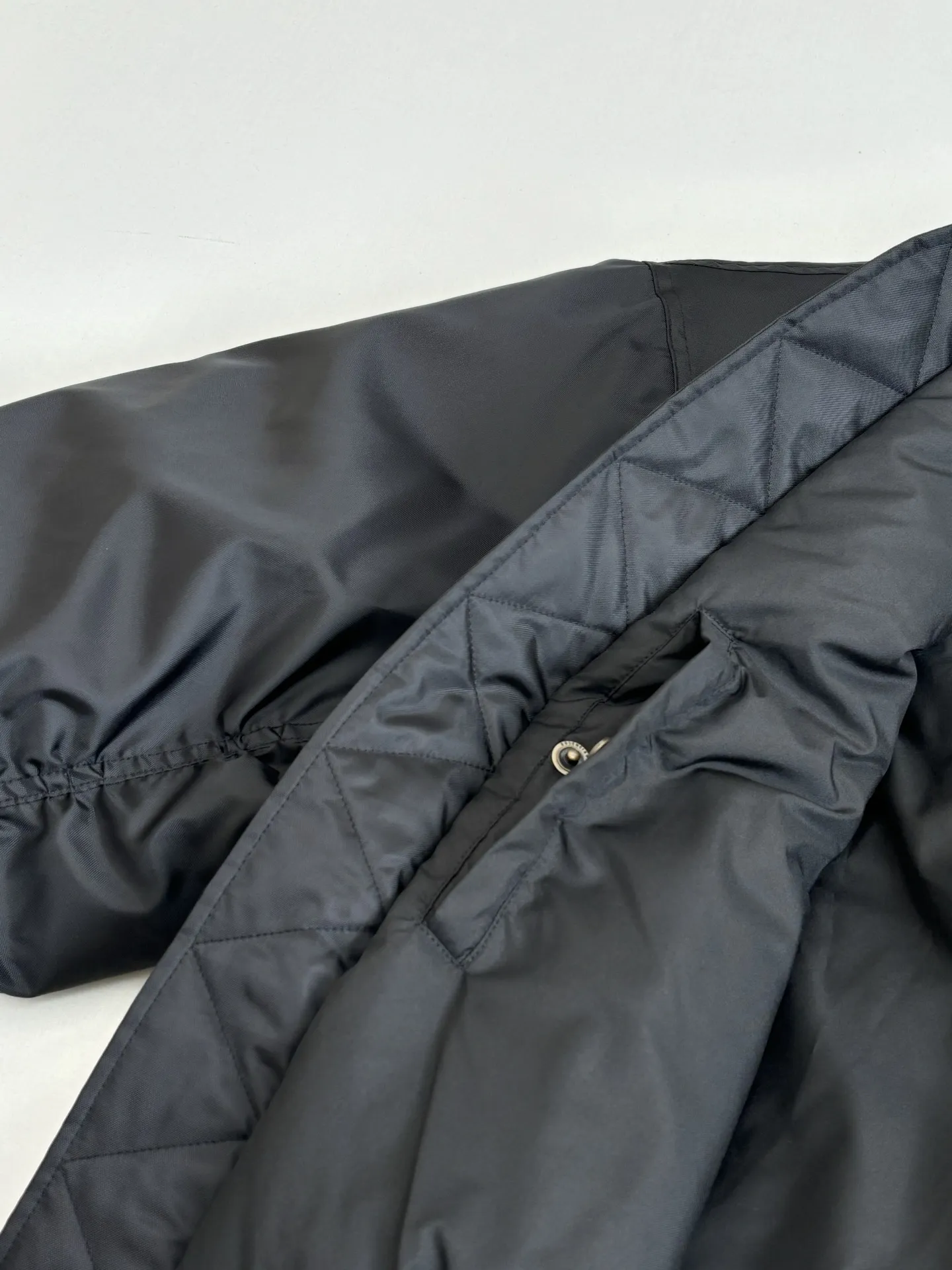 Embroidered Crest Oversized Bomber Jacket D43524726 — view 12