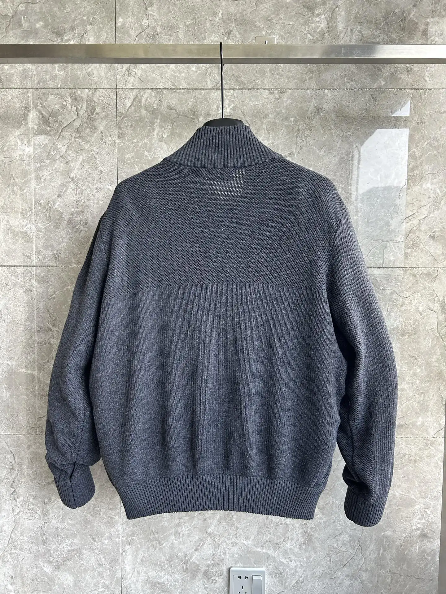 HyBridge Knit Merino Wool Jacket D44024025 — view 2