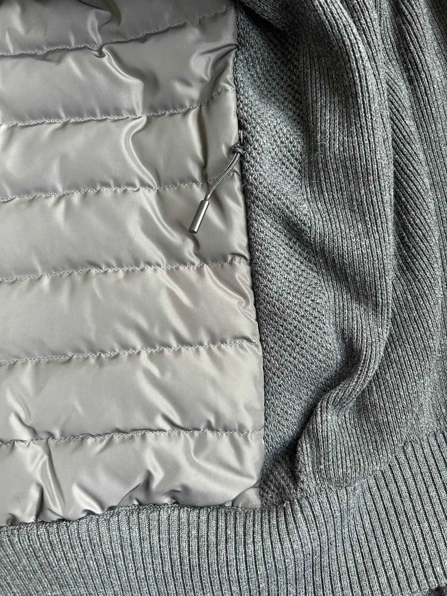 HyBridge Knit Merino Wool Jacket D44024025 — view 16
