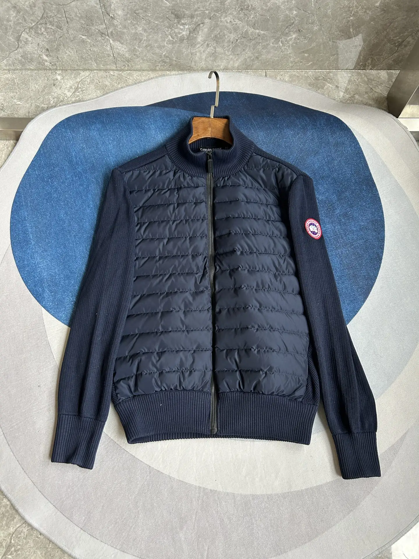 HyBridge Knit Merino Wool Jacket D44024021 — view 3