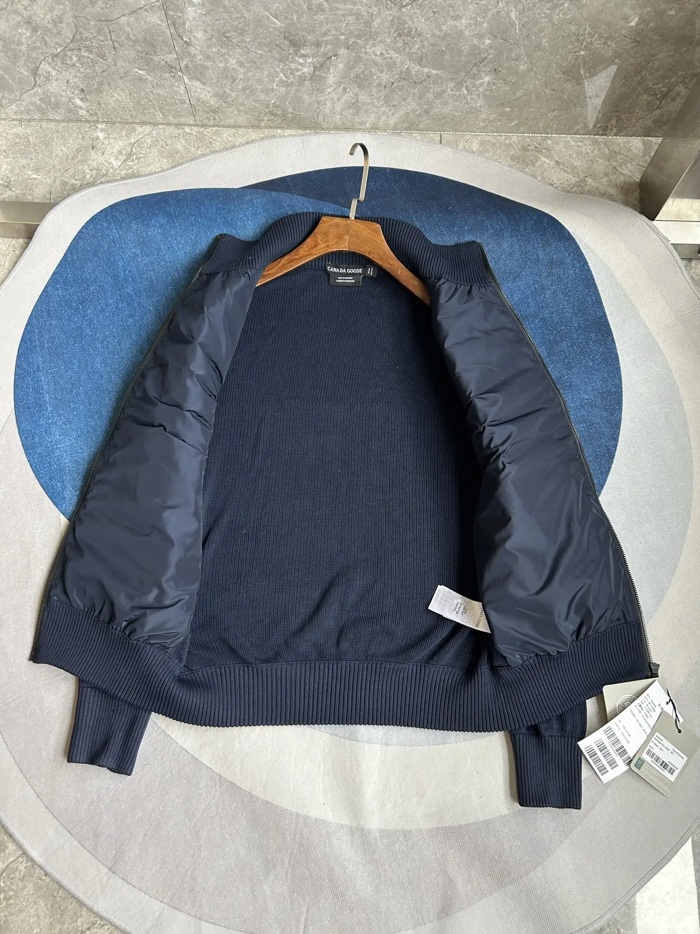 HyBridge Knit Merino Wool Jacket D44024021 — view 4