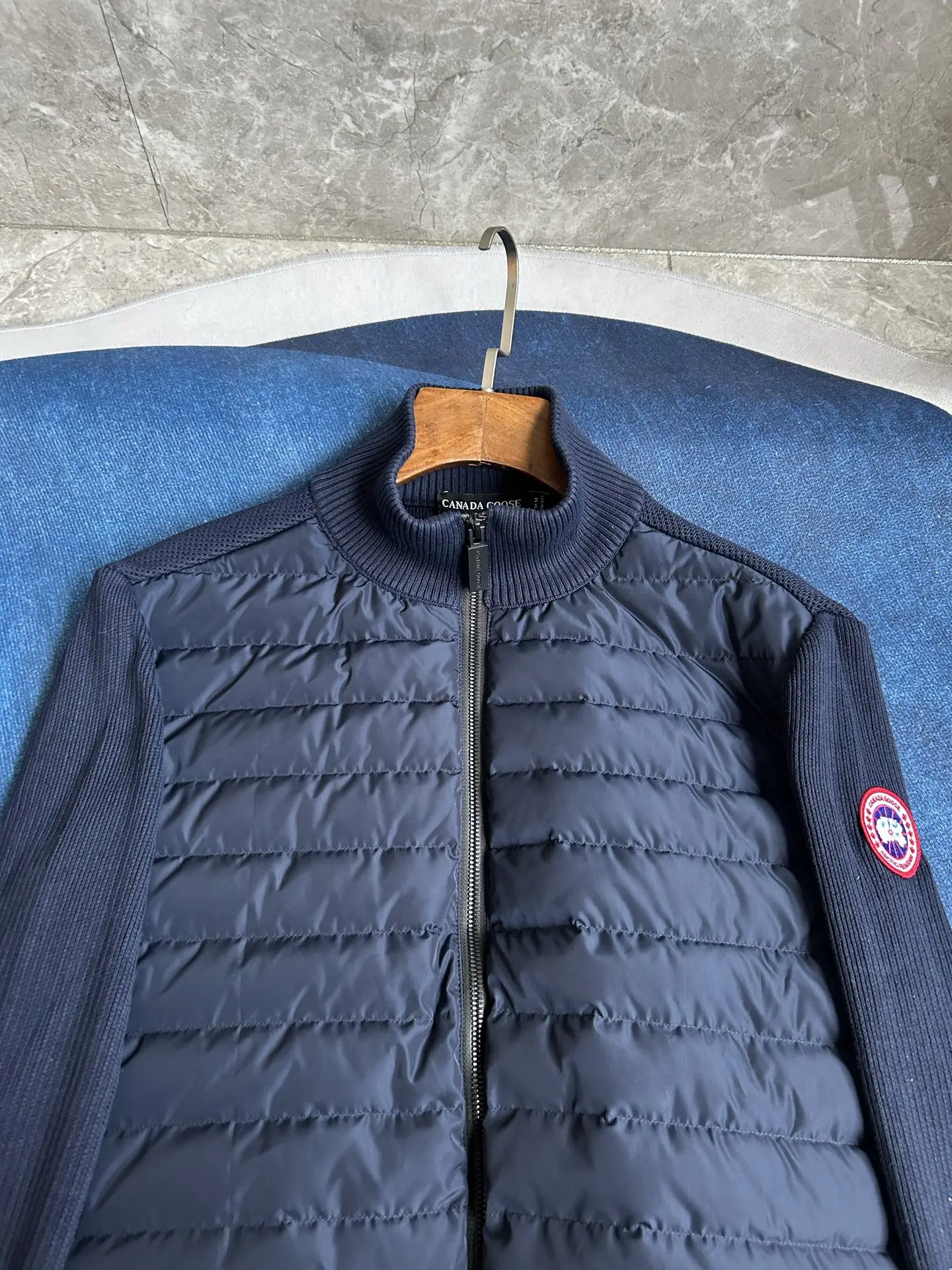 HyBridge Knit Merino Wool Jacket D44024021 — view 12