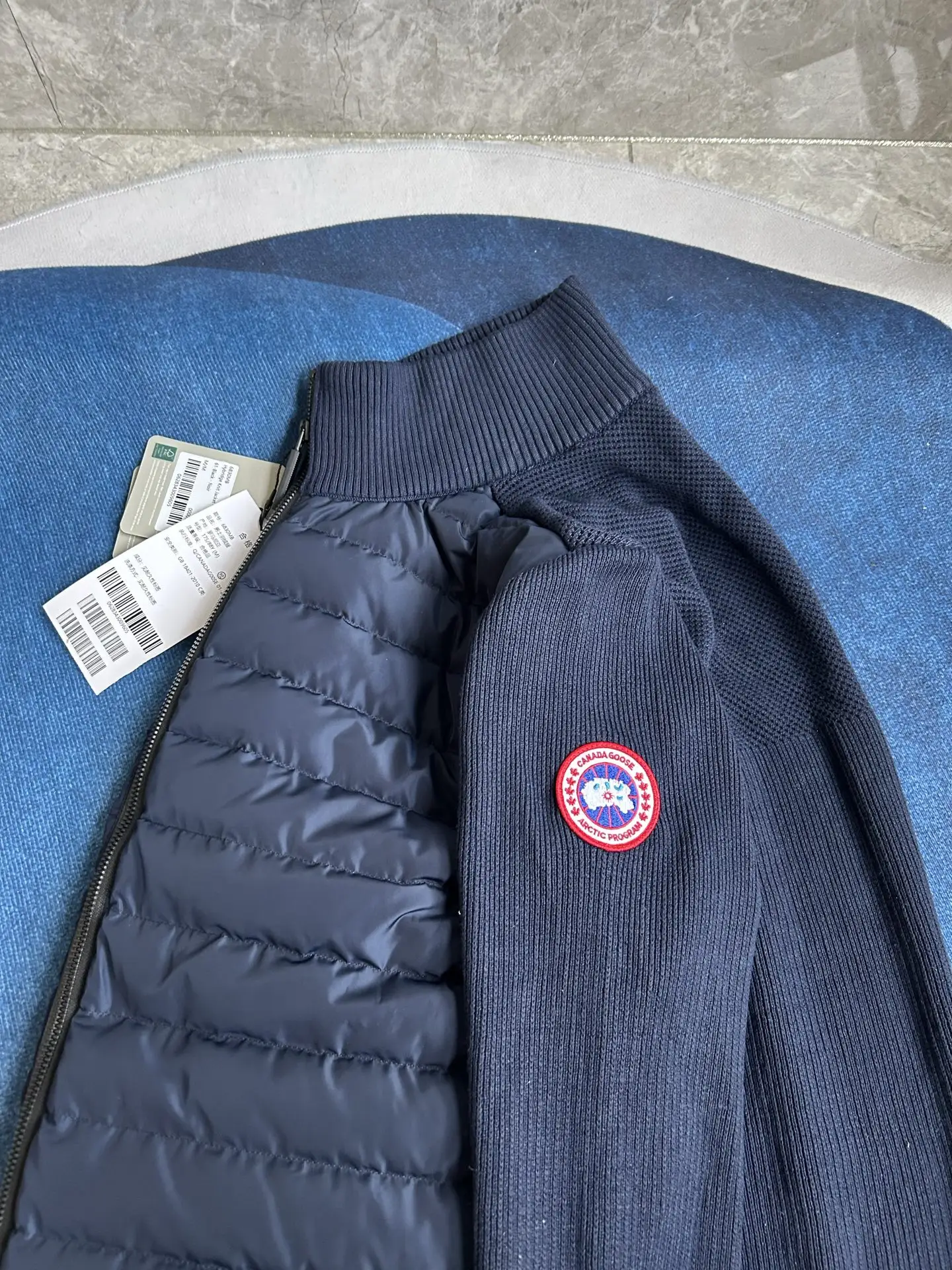HyBridge Knit Merino Wool Jacket D44024021 — view 18