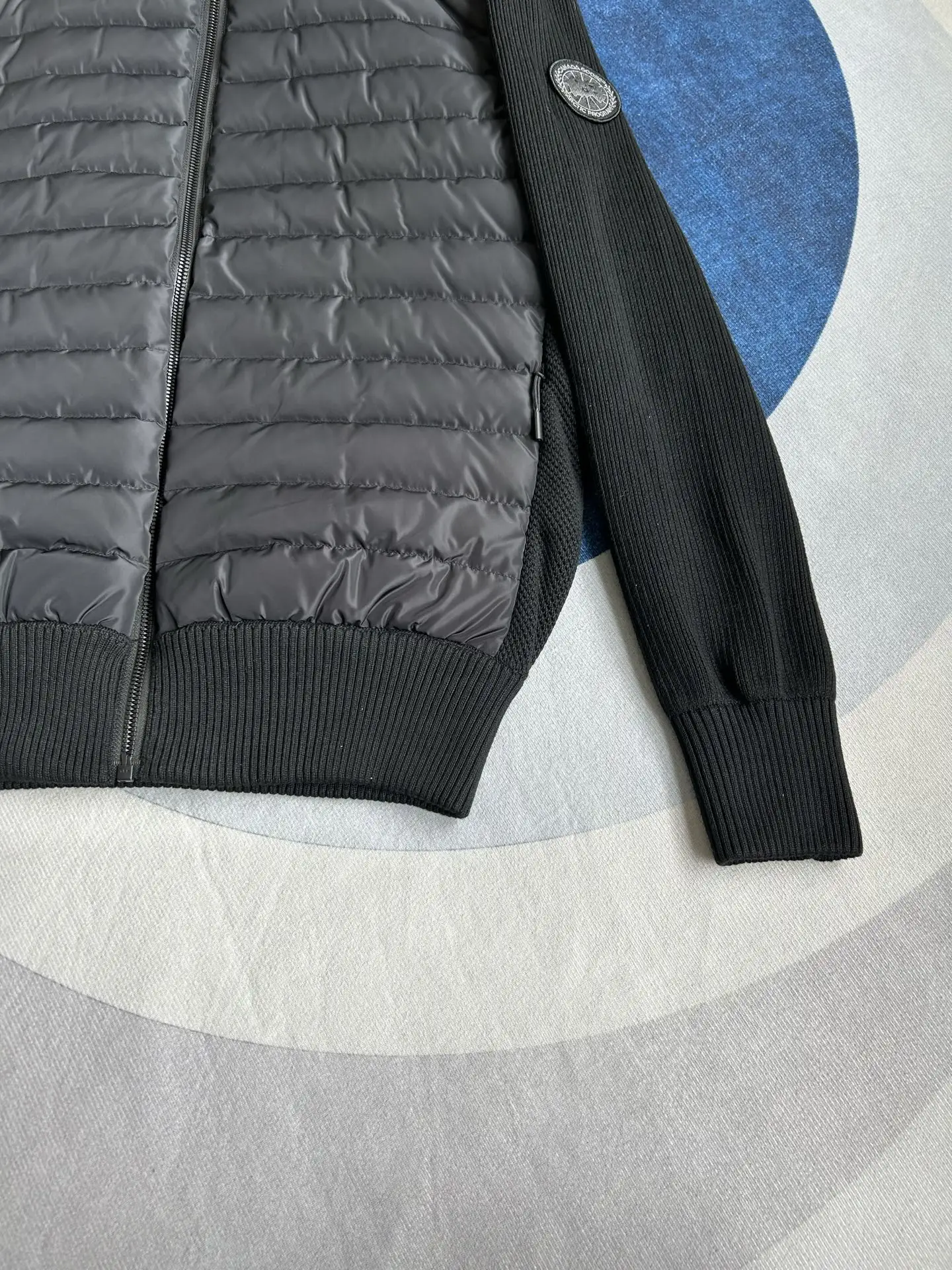HyBridge Knit Merino Wool and Down Jacket D44024022 — view 16