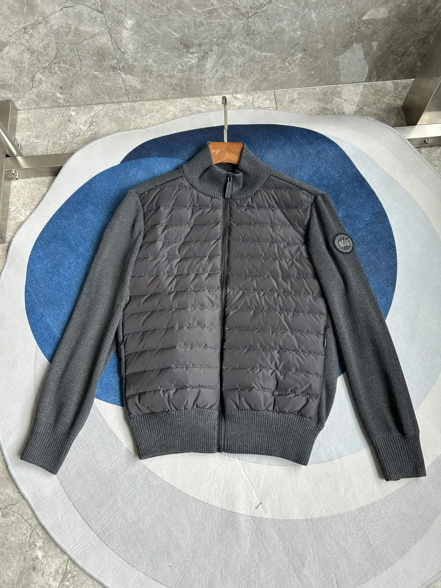 HyBridge Knit Merino Wool Jacket D44024023 — view 3