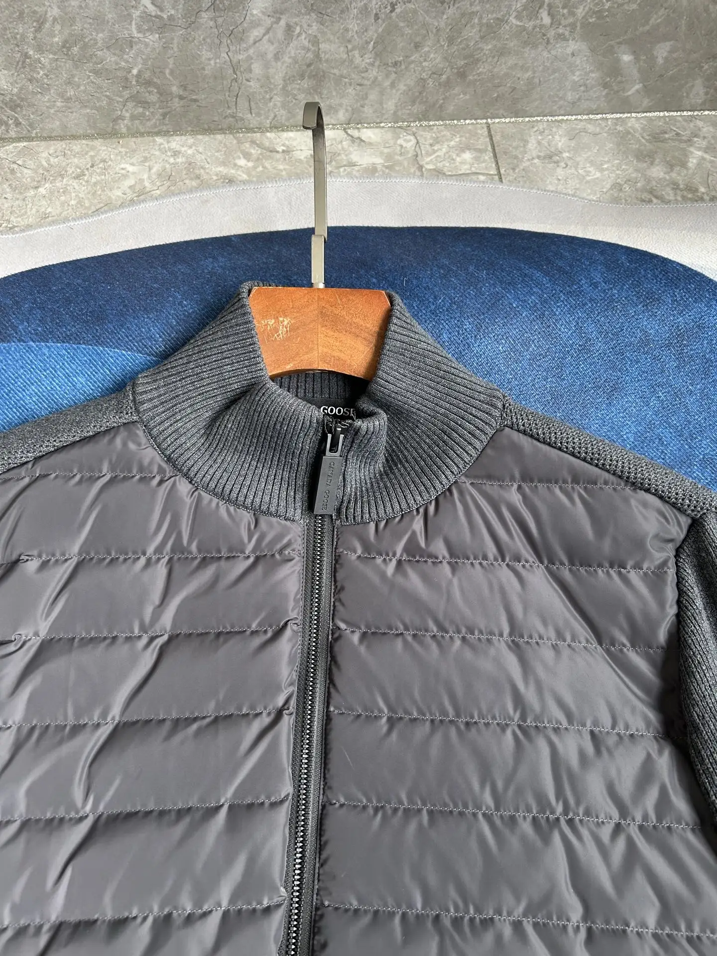 HyBridge Knit Merino Wool Jacket D44024023 — view 13
