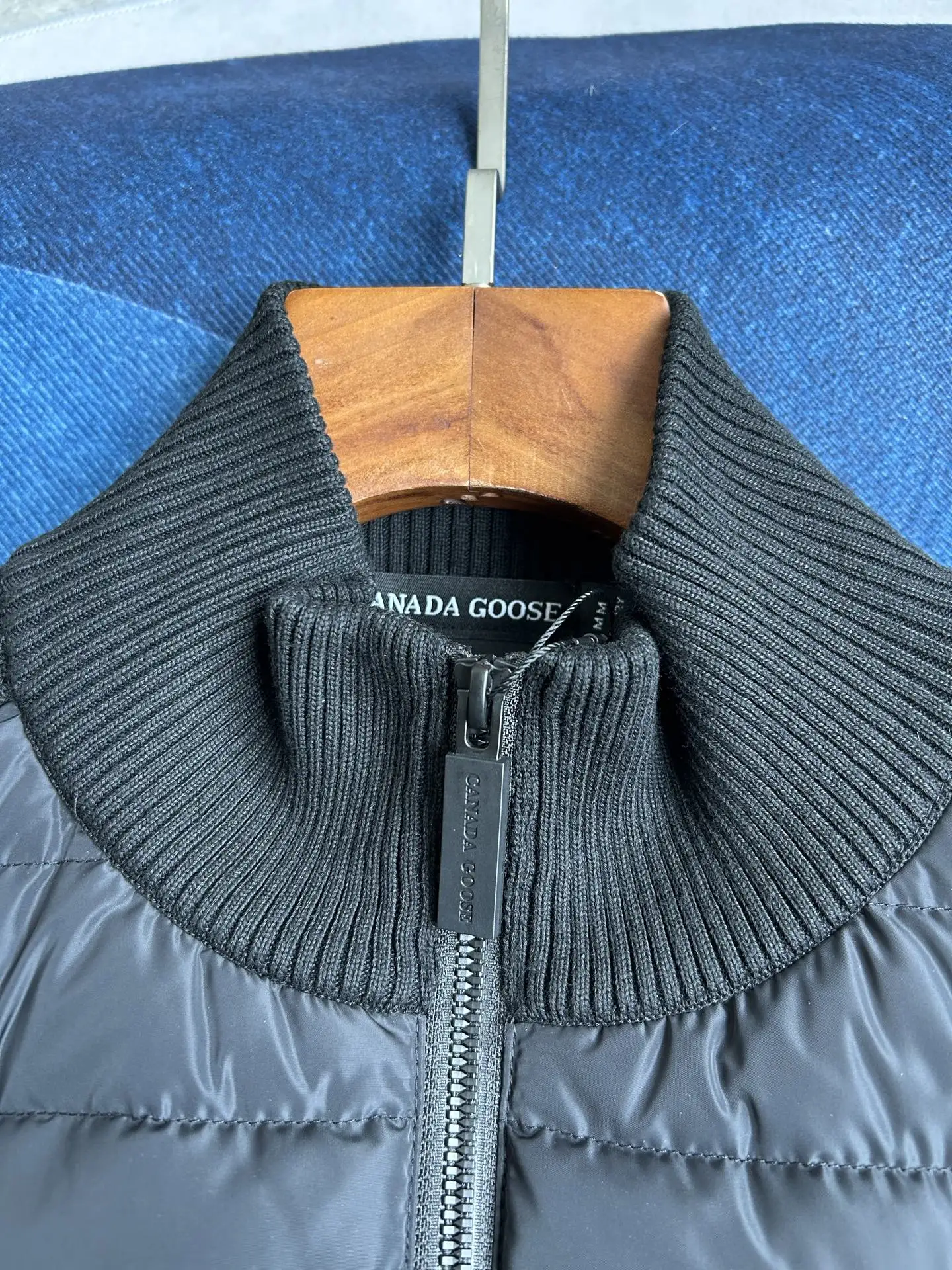 HyBridge Knit Jacket with Down-Filled Panels D44024024 — view 16