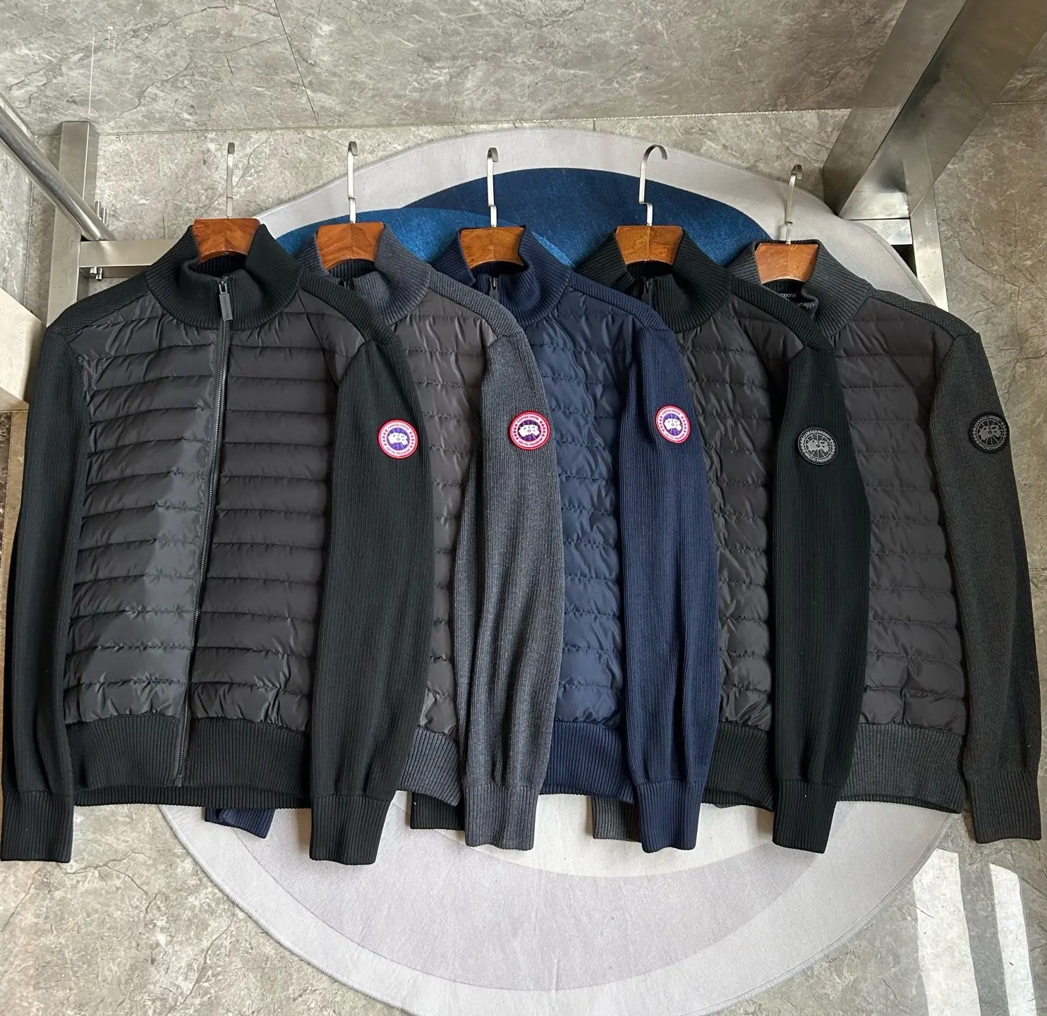 HyBridge Knit Merino Wool Jacket D44024020 — view 3