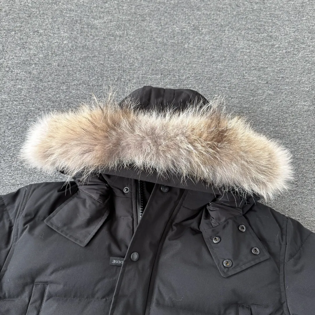 Wyndham Fur-Trimmed Down Parka D44024698 — view 3
