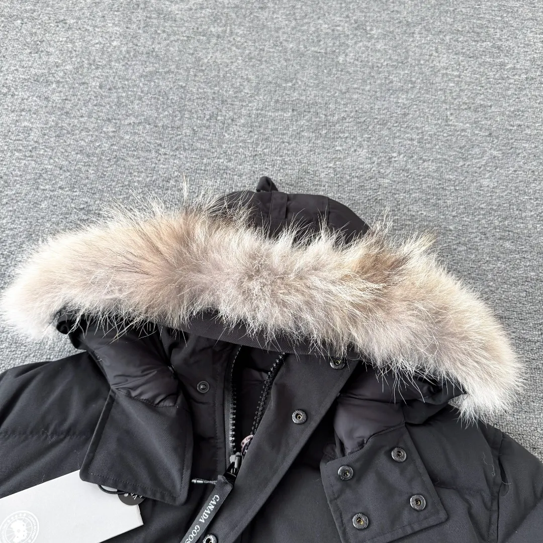 Wyndham Fur-Trimmed Down Parka D44024697 — view 3