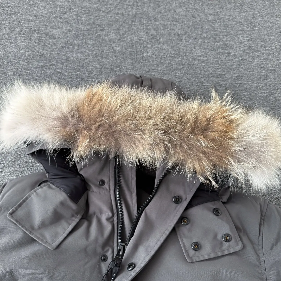 Wyndham Fur-Trimmed Down Parka D44024700 — view 3