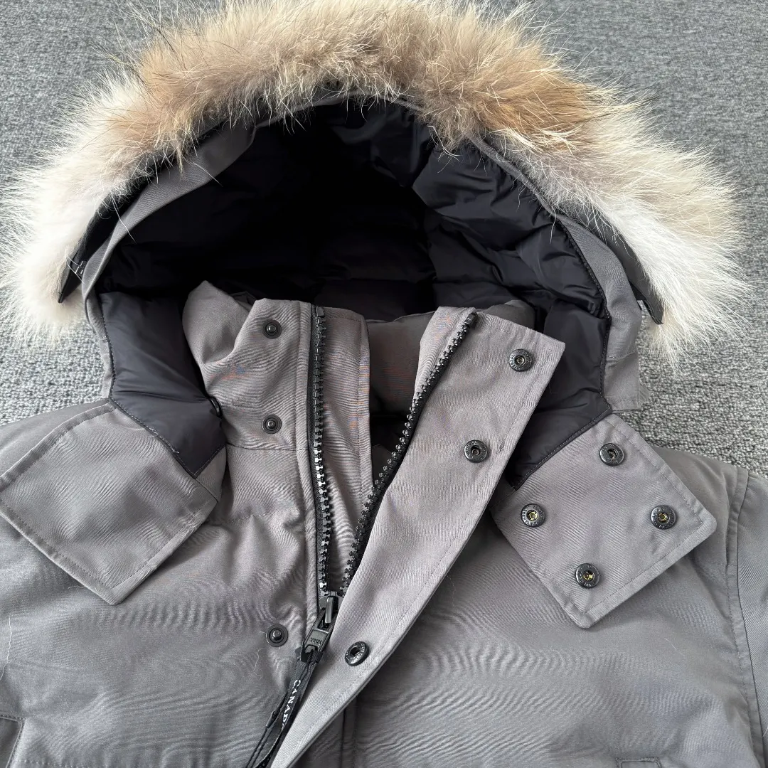 Wyndham Fur-Trimmed Down Parka D44024700 — view 4