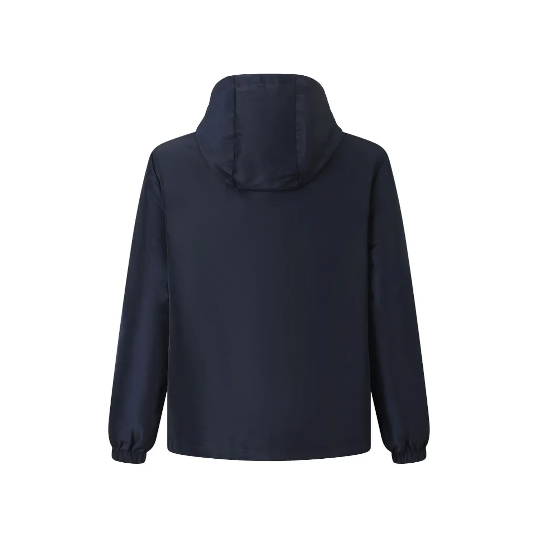 Reversible Logo-Embroidered Hooded Jacket D44021210 — view 3