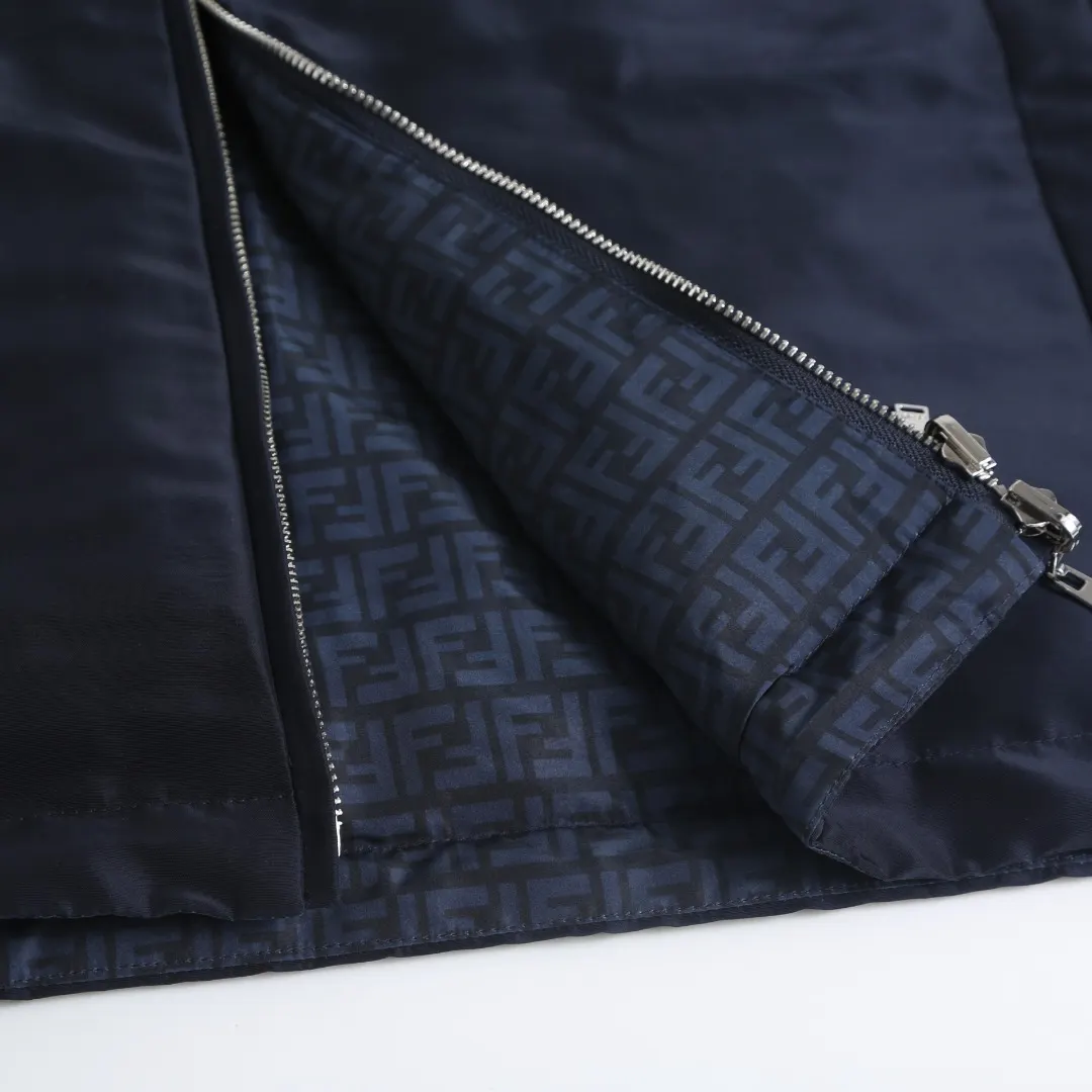 Reversible Logo-Embroidered Hooded Jacket D44021210 — view 10
