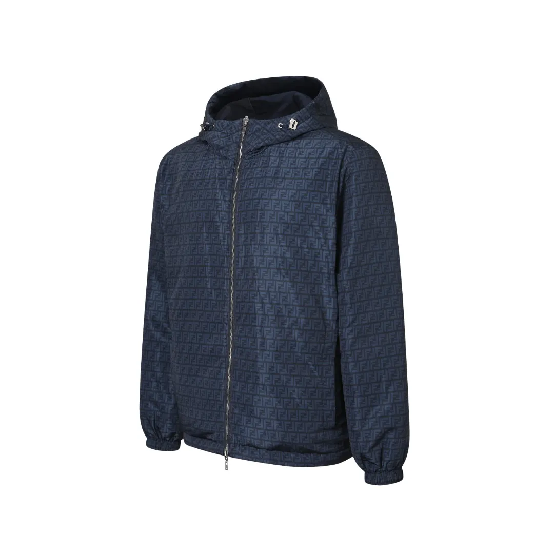 Reversible Monogram Hooded Puffer Jacket D44021211 — view 2