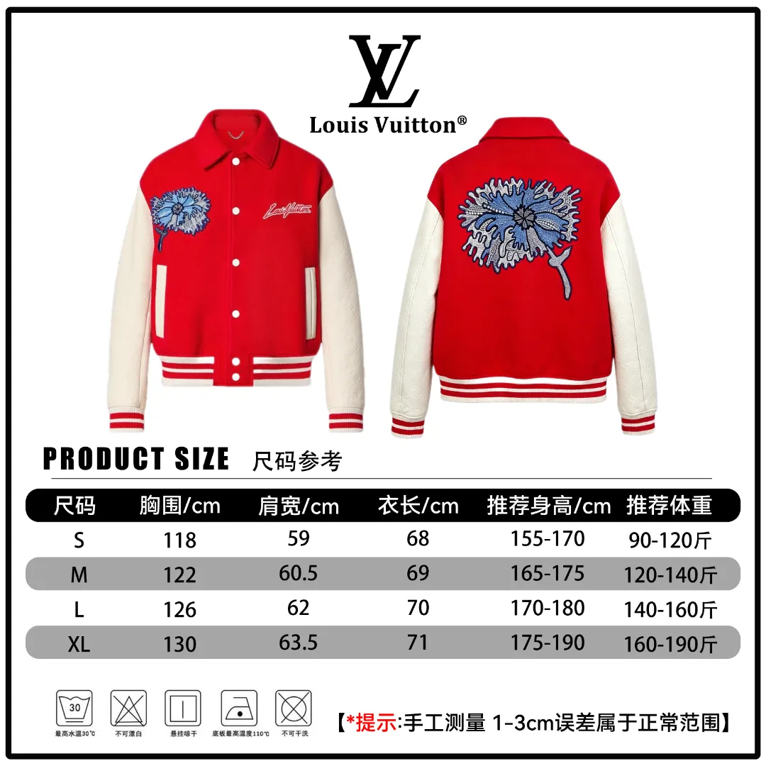 Floral Embroidered Wool-Blend Varsity Jacket D45024588 — view 16