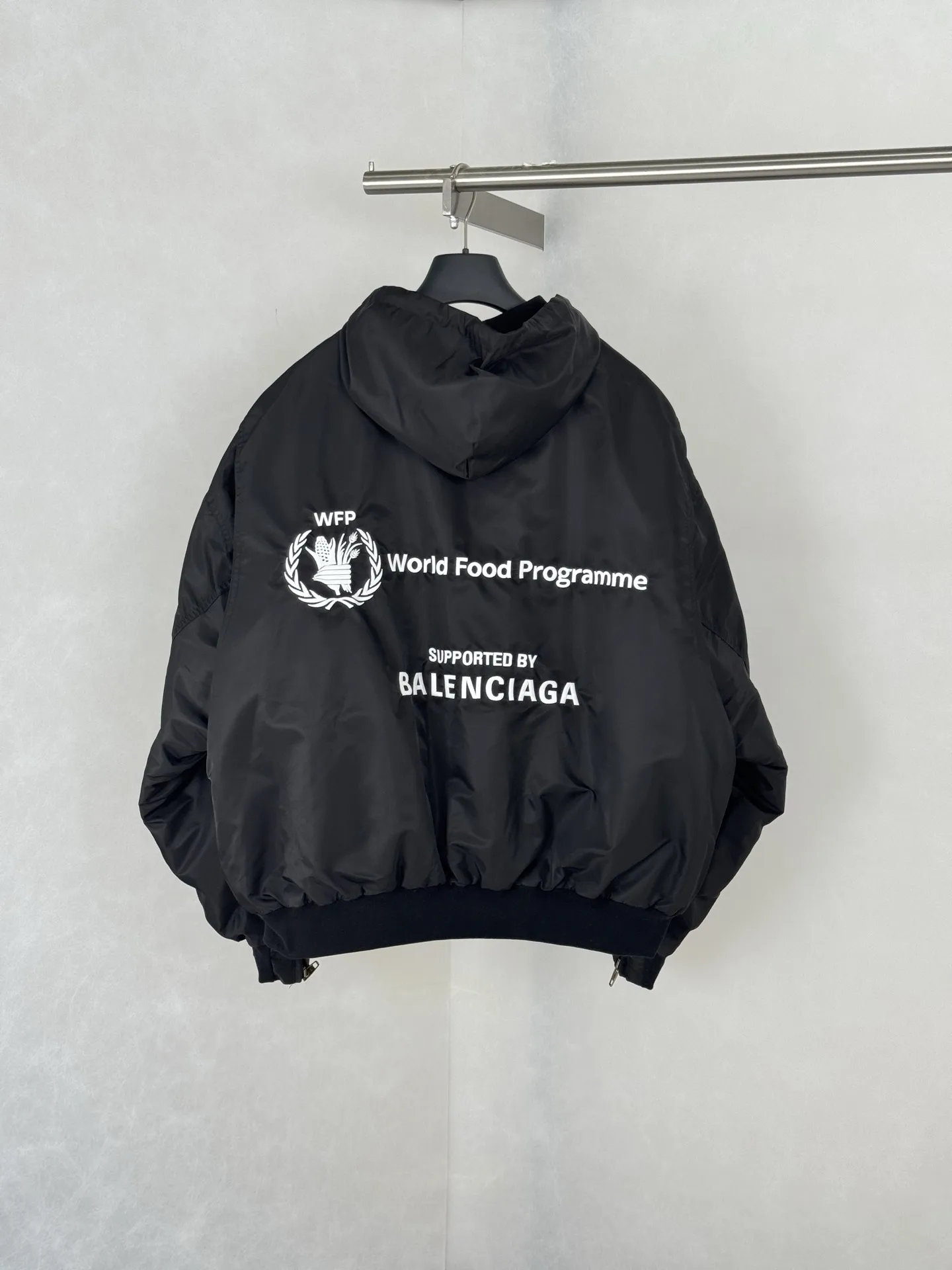 WFP Embroidered Hooded Bomber Jacket D46021253 — view 2