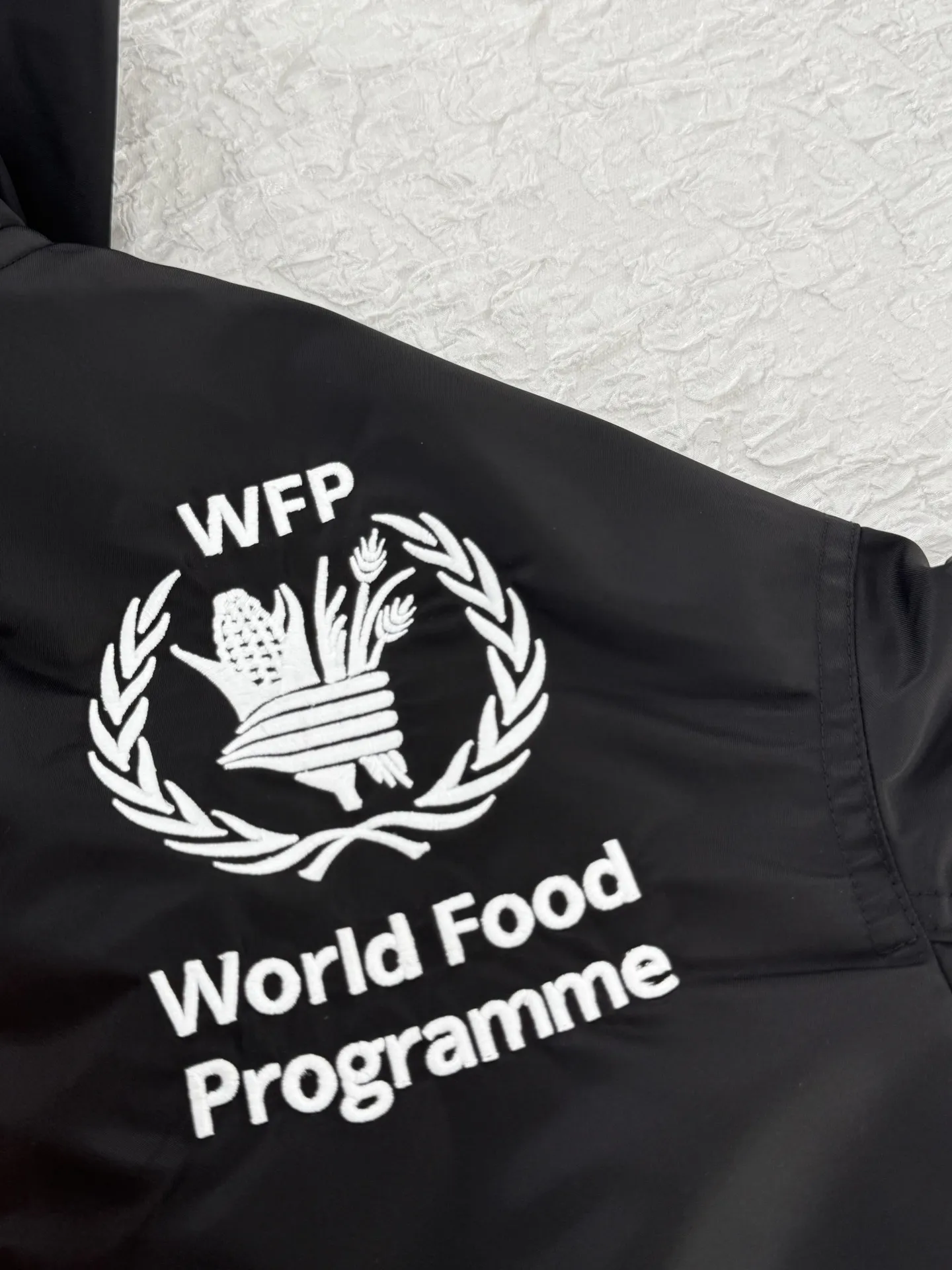 WFP Embroidered Hooded Bomber Jacket D46021253 — view 7