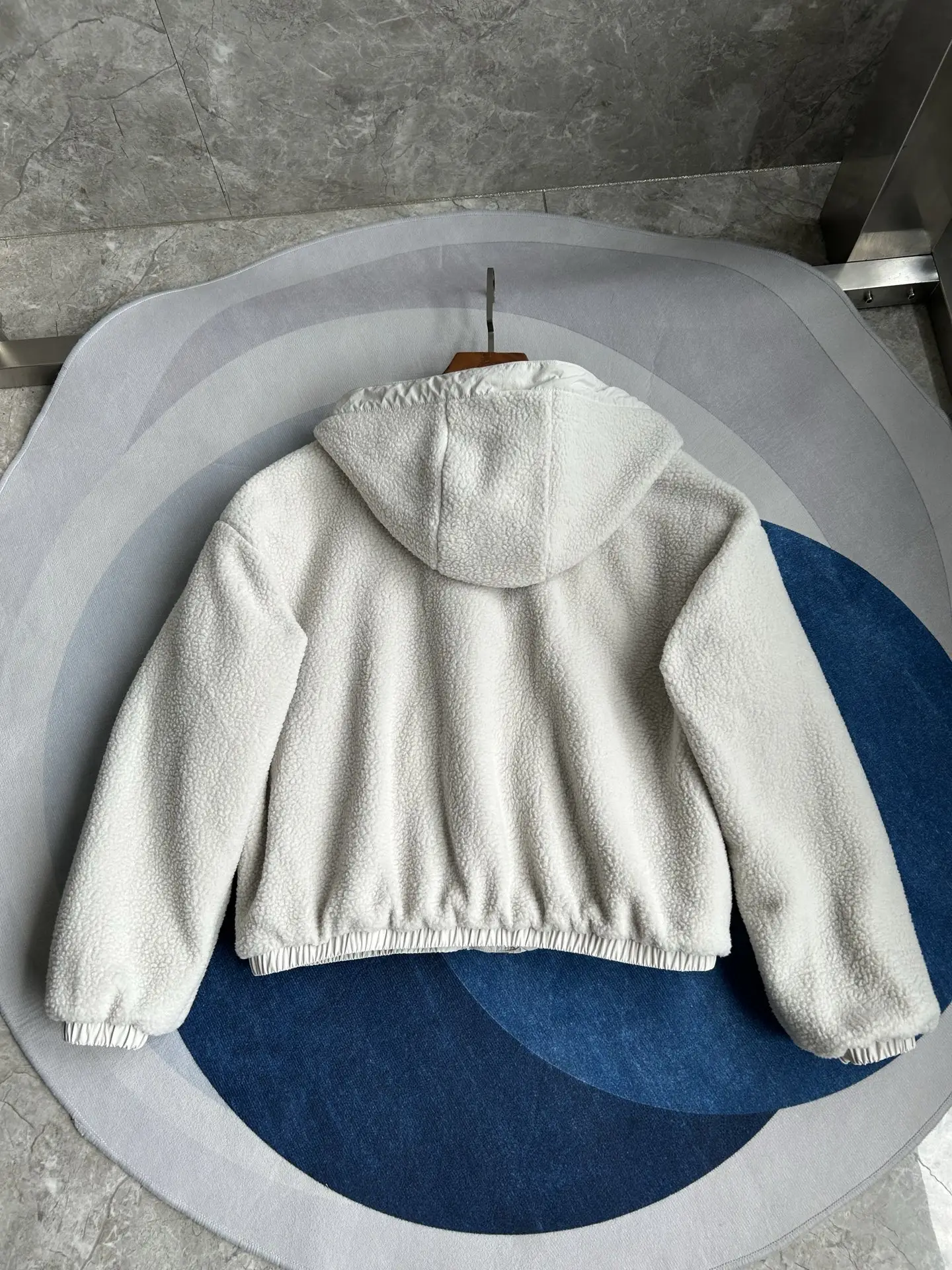 Alberni Reversible Fleece Hooded Jacket D48024080 — view 7