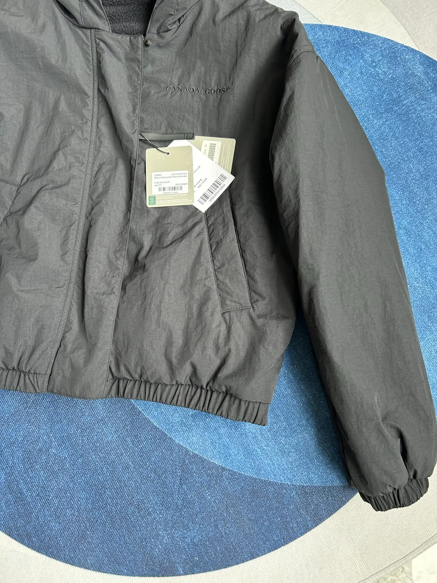 Alberni Reversible Fleece Hooded Jacket D48024079 — view 10