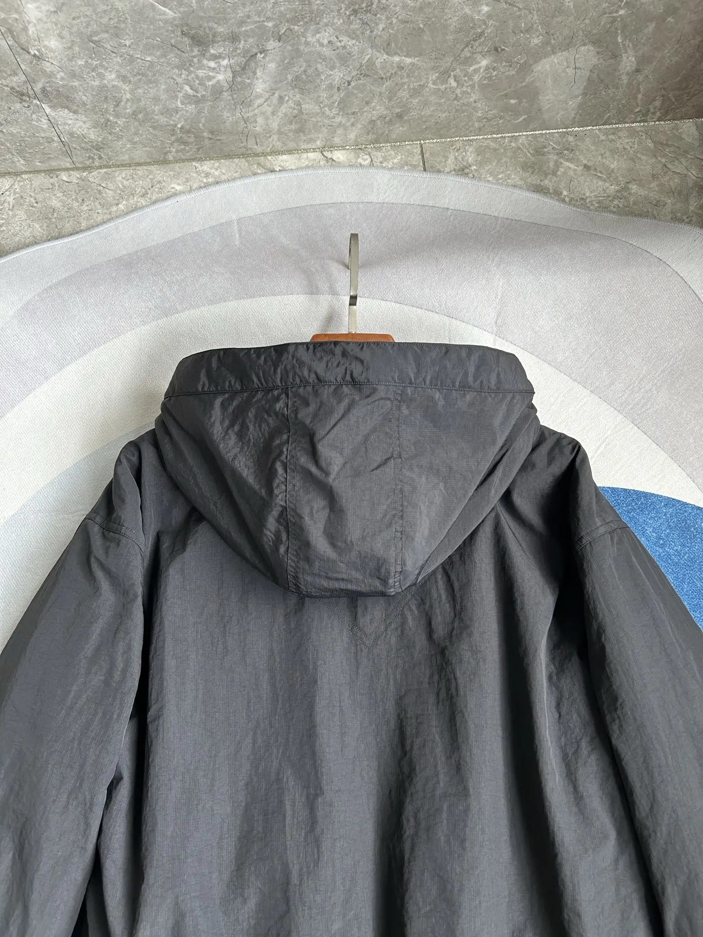 Alberni Reversible Fleece Hooded Jacket D48024079 — view 11