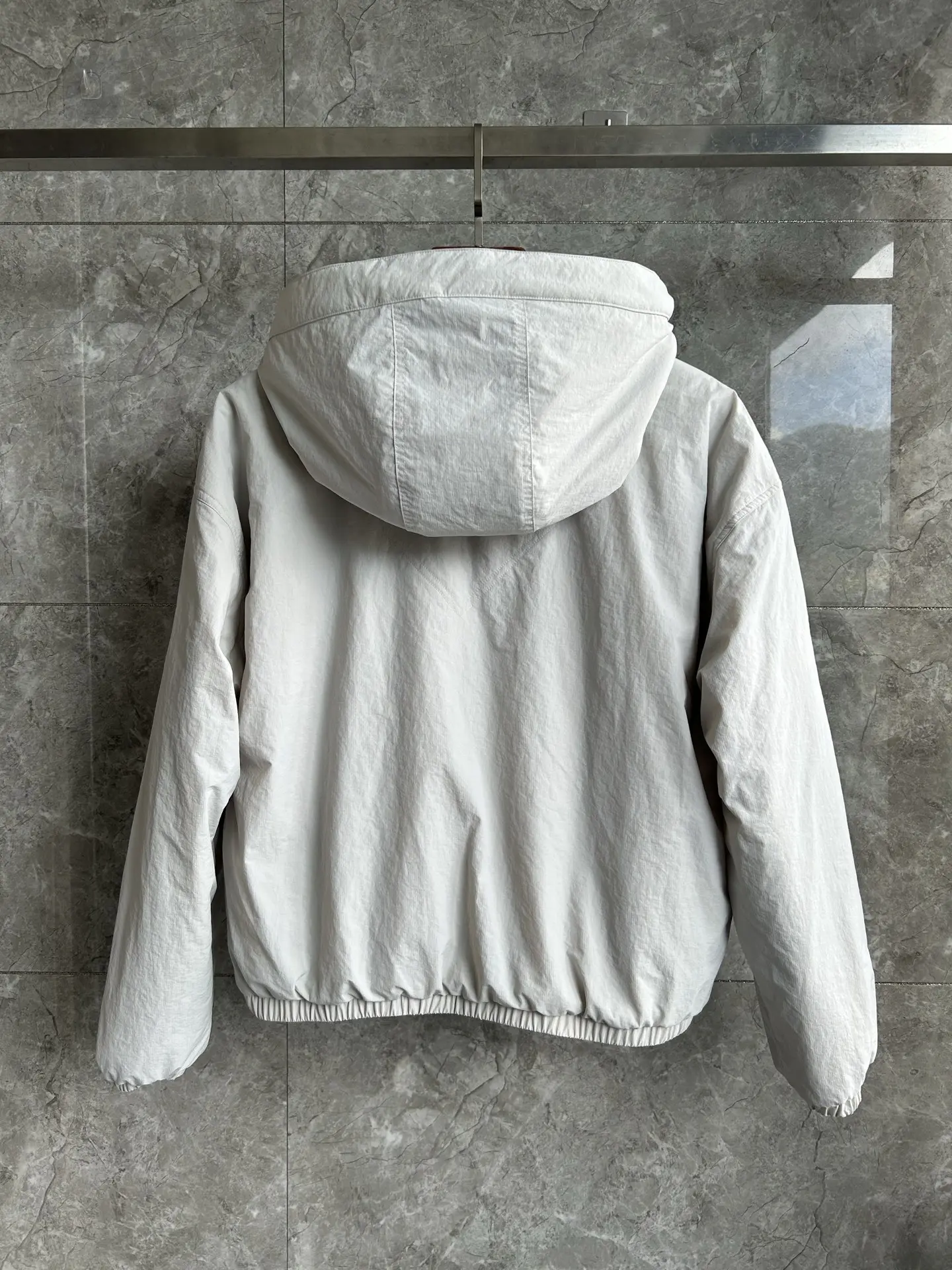 Alberni Reversible Fleece Hooded Jacket D48024081 — view 2