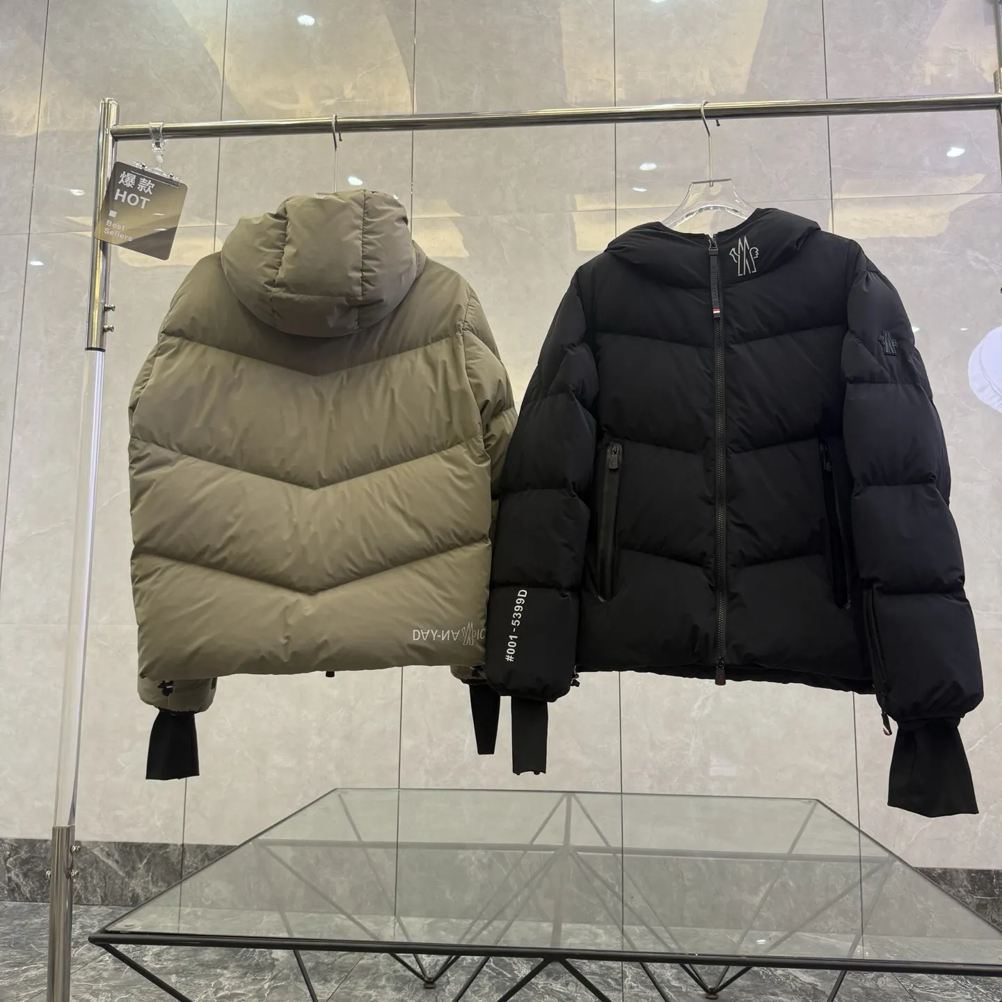 Moncler Grenoble Arcesaz Reflective Down Ski Jacket D51021268 — view 6