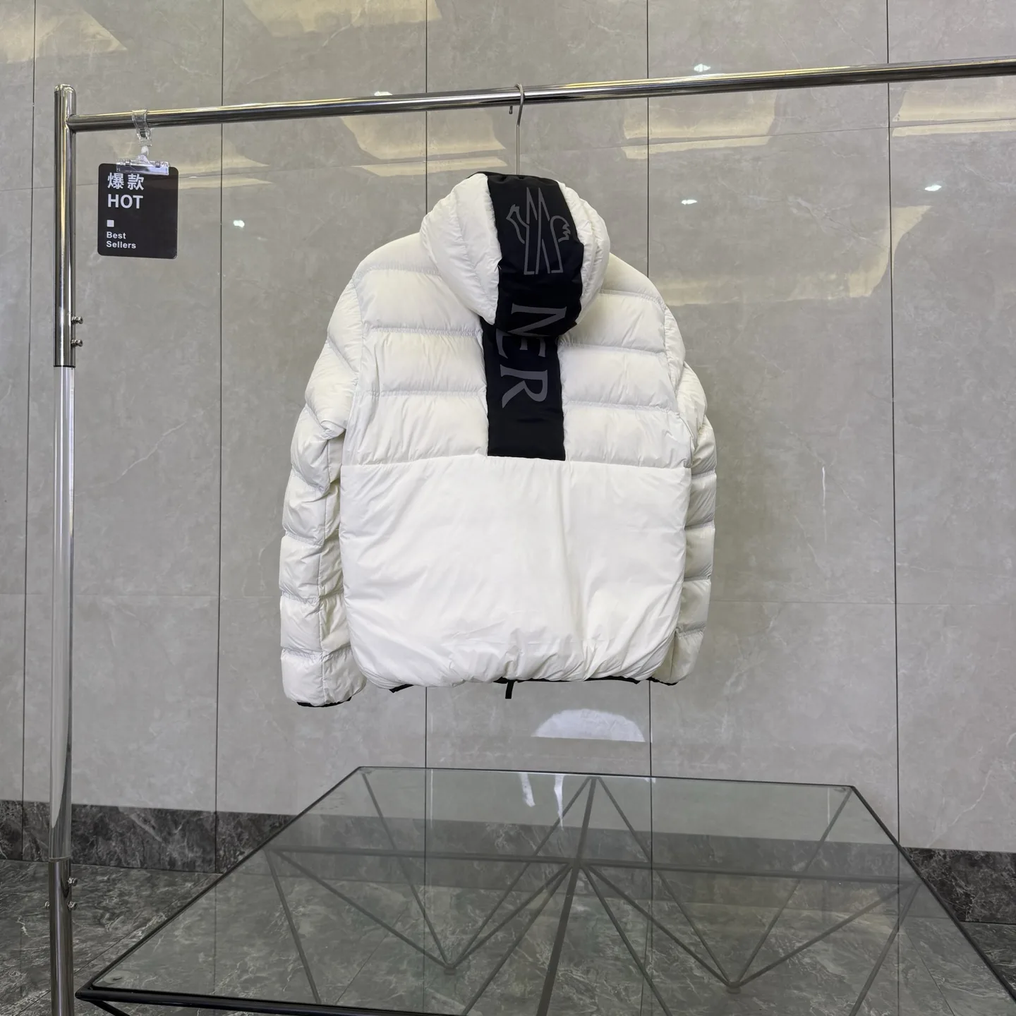 Moncler Gardy Hooded Down Puffer Jacket D51021267 — view 2