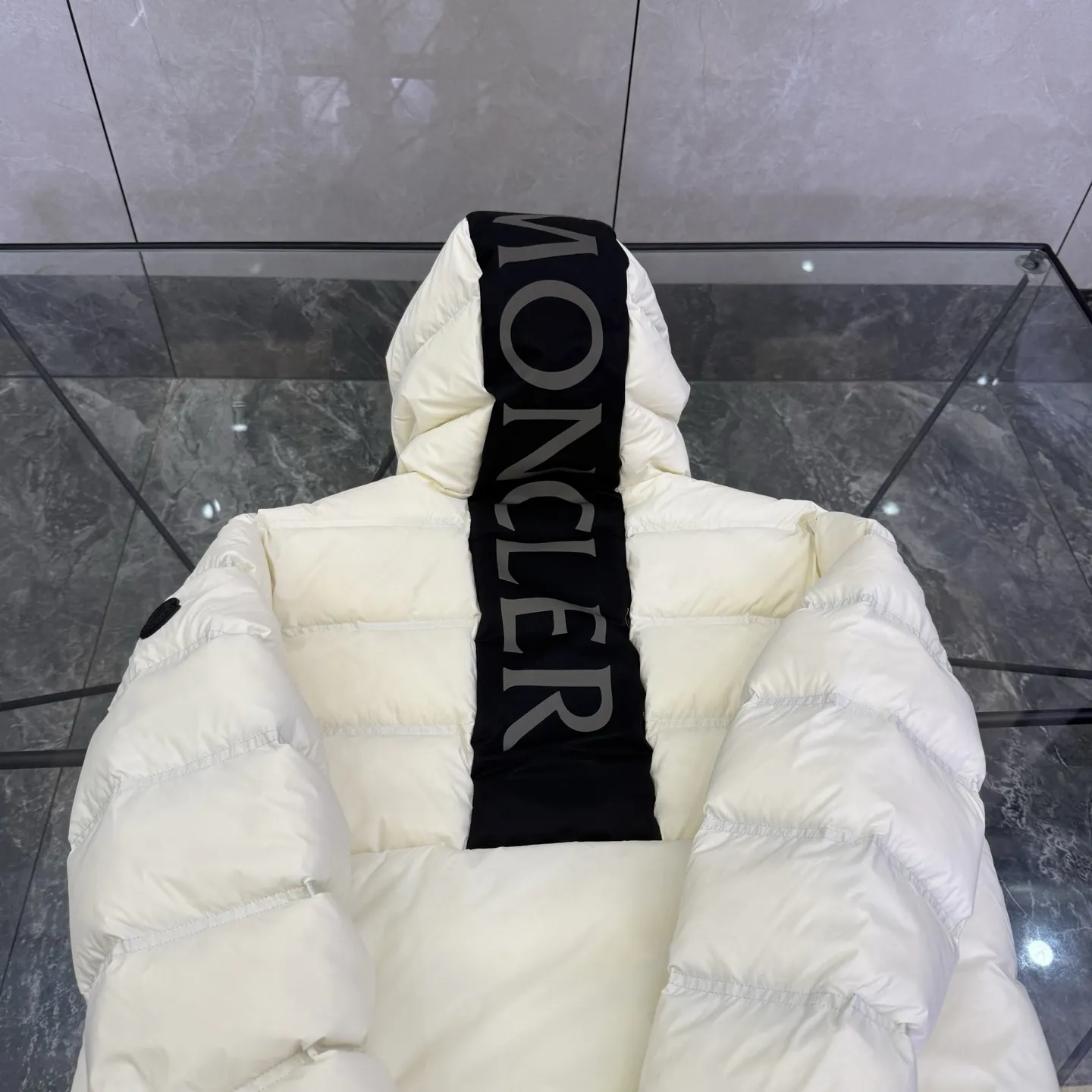 Moncler Gardy Hooded Down Puffer Jacket D51021267 — view 6