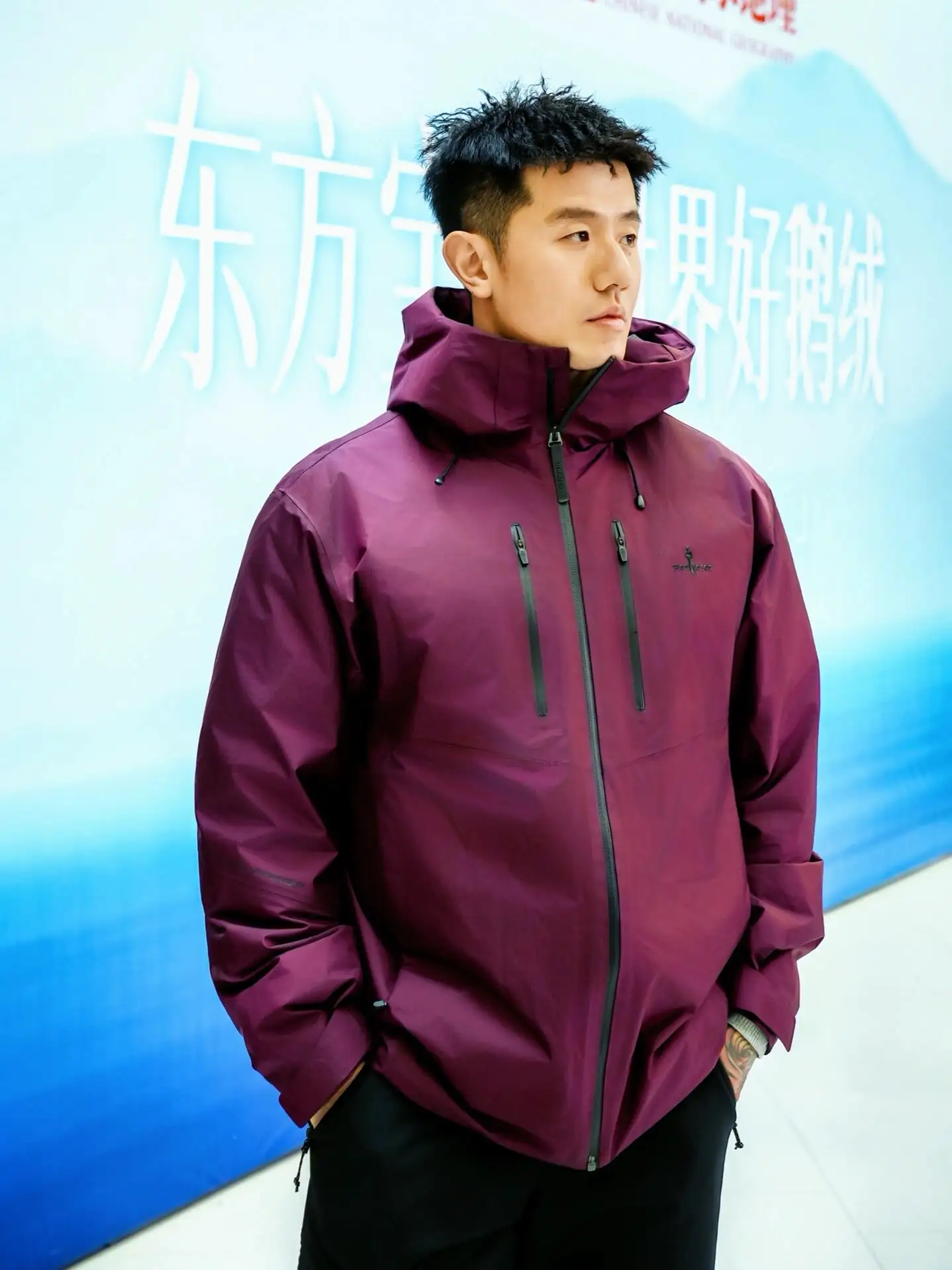 Hooded Goose Down Puffer Jacket D60021260