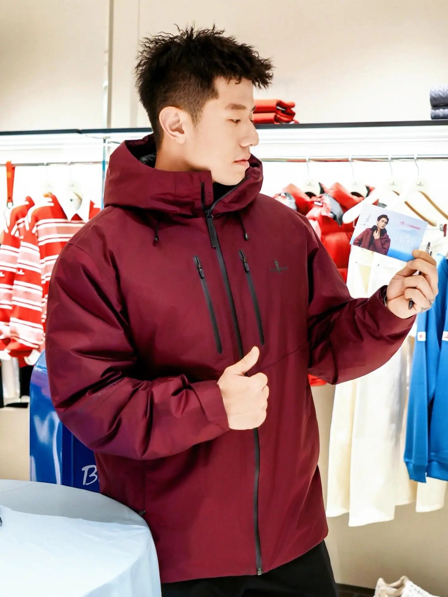 Hooded Goose Down Puffer Jacket D60021260 — view 6