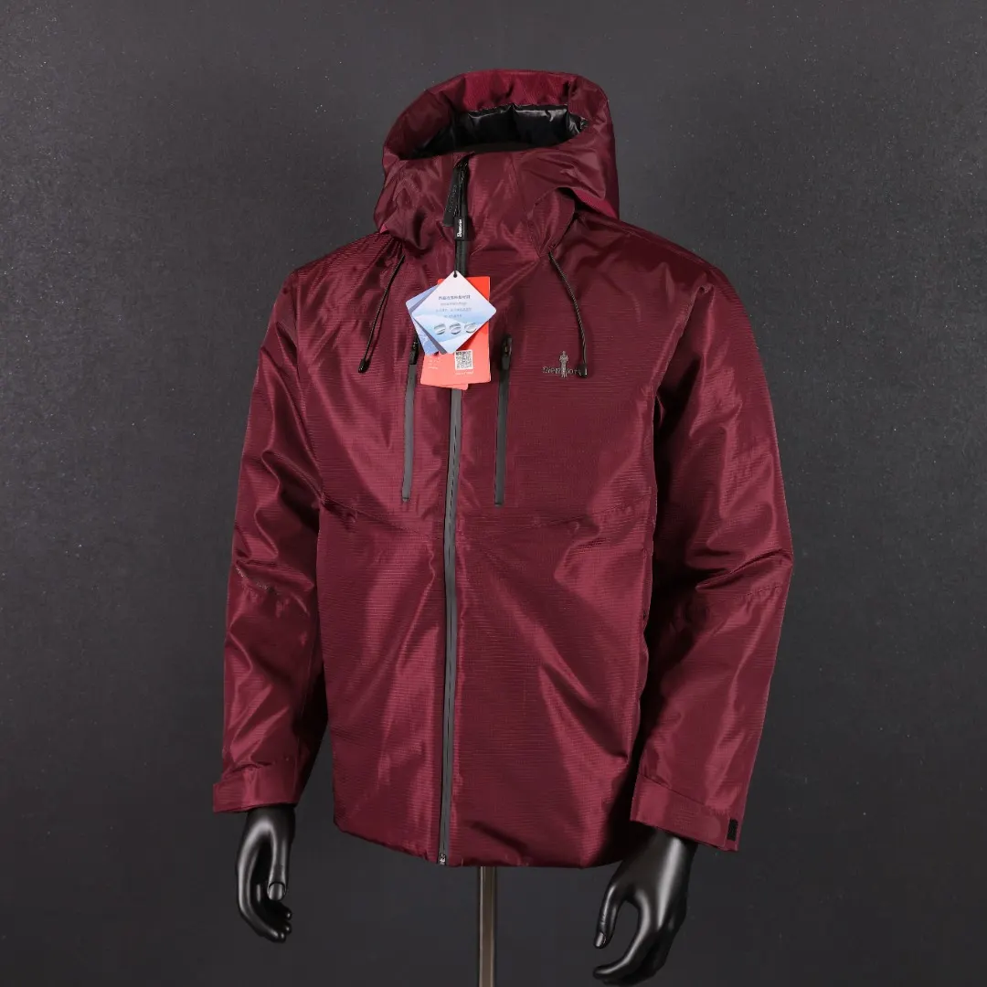Hooded Goose Down Puffer Jacket D60021261 — view 2