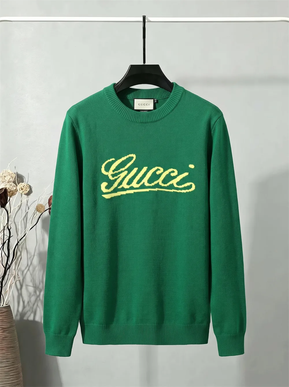 Logo Jacquard Crew-Neck Sweater D20023418