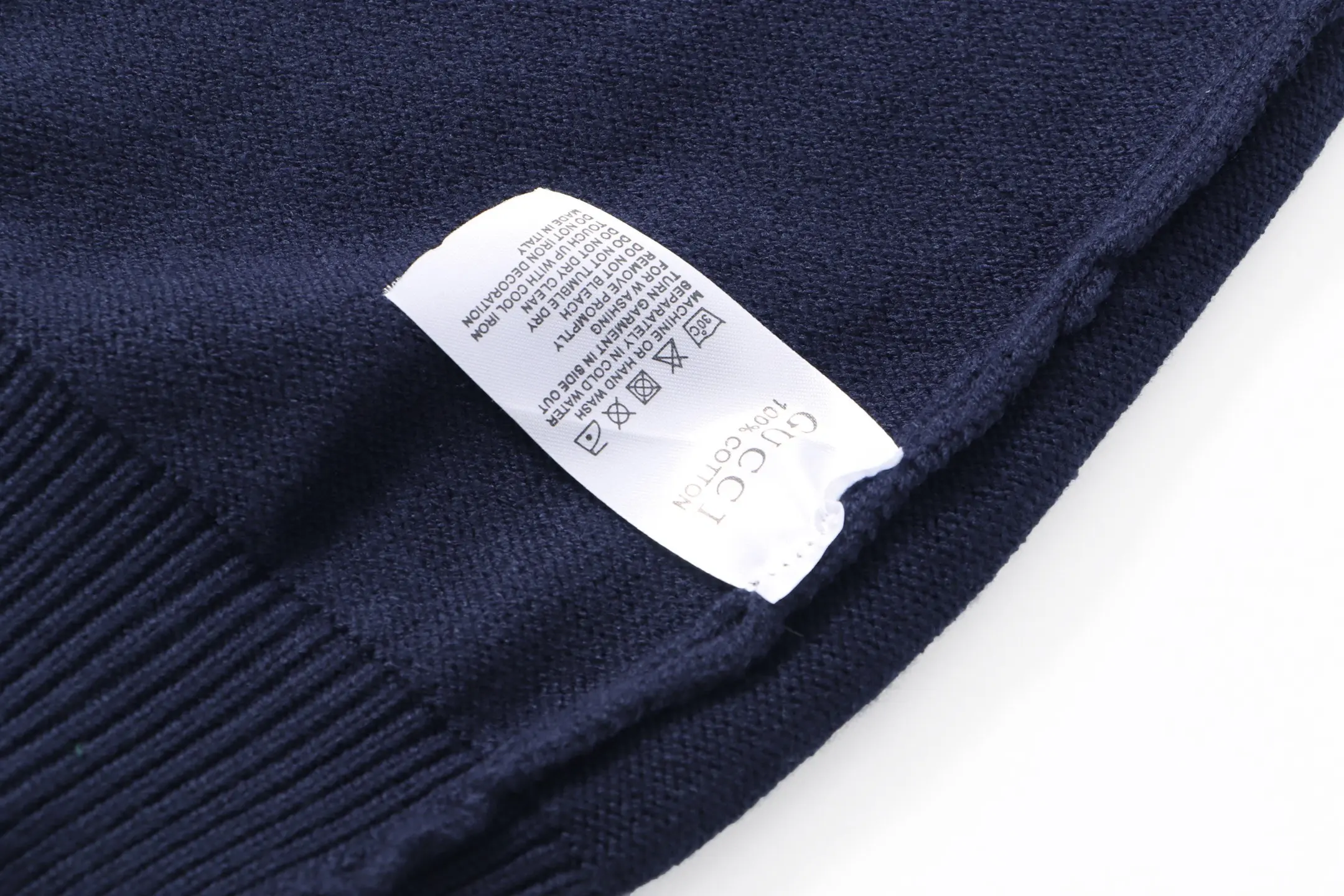 Script Logo Intarsia Knit Sweater D20023417 — view 4