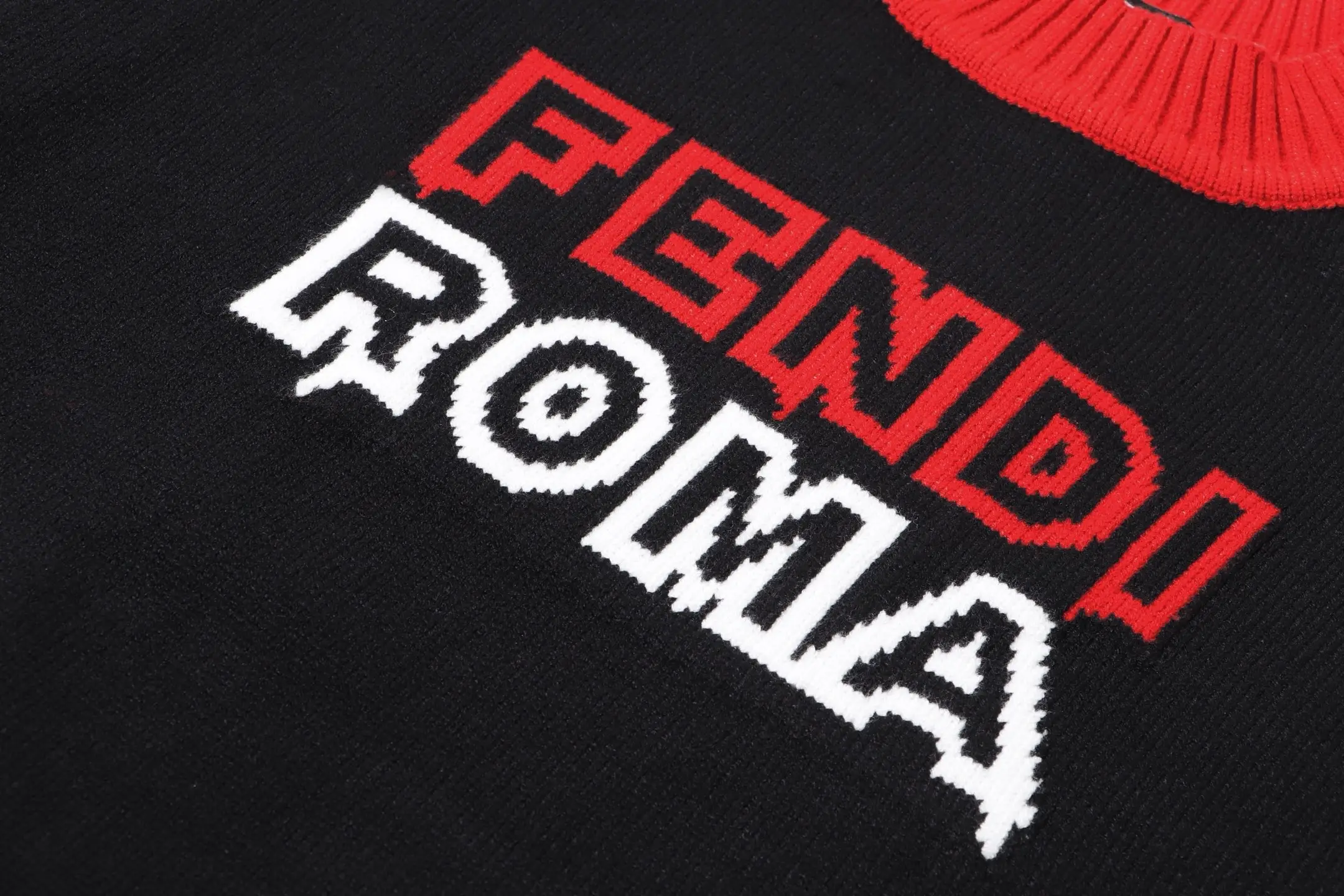 Fendi Roma Logo Intarsia Knit Sweater D20023391 — view 5
