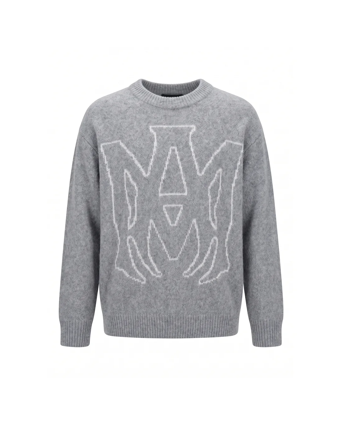 MA Logo Mohair-Blend Crew-Neck Sweater D20023443