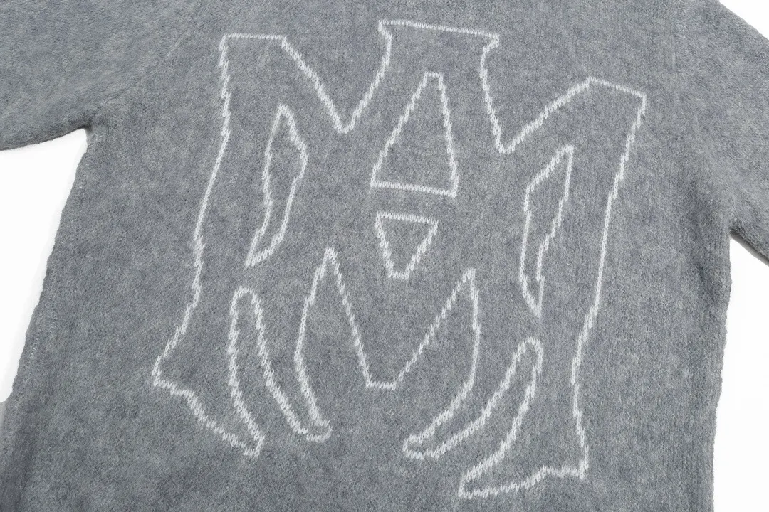 MA Logo Mohair-Blend Crew-Neck Sweater D20023443 — view 7