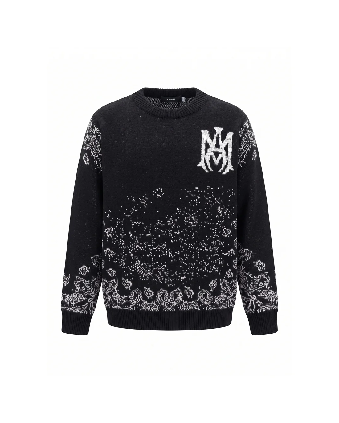 Logo-Embroidered Mohair-Blend Jacquard Sweater D20023449