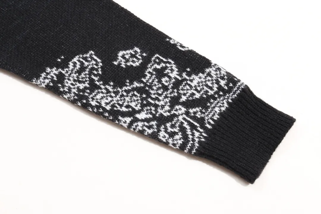Logo-Embroidered Mohair-Blend Jacquard Sweater D20023449 — view 5