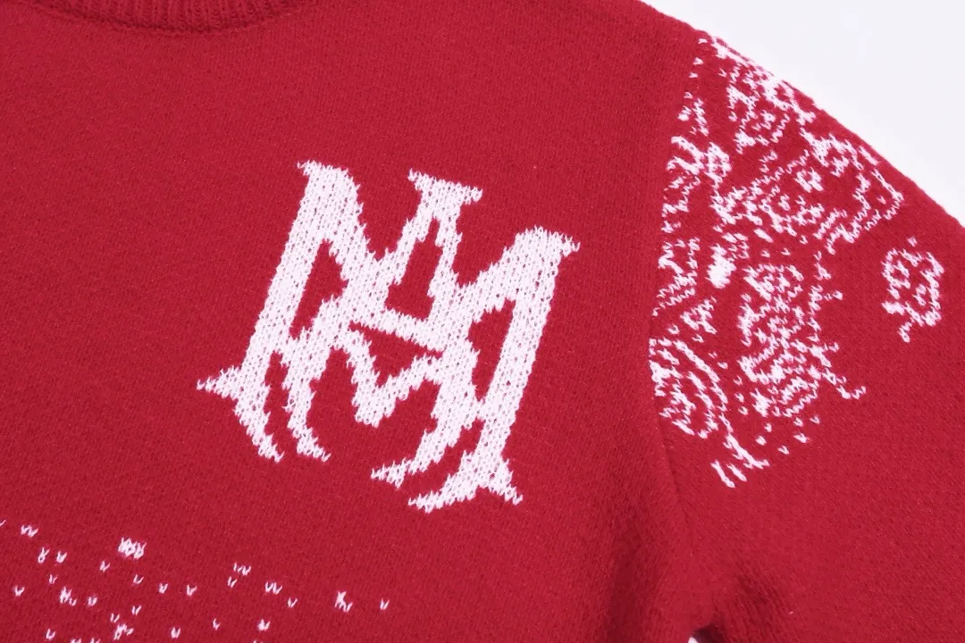 Logo-Embroidered Jacquard Mohair-Blend Sweater D20023448 — view 8