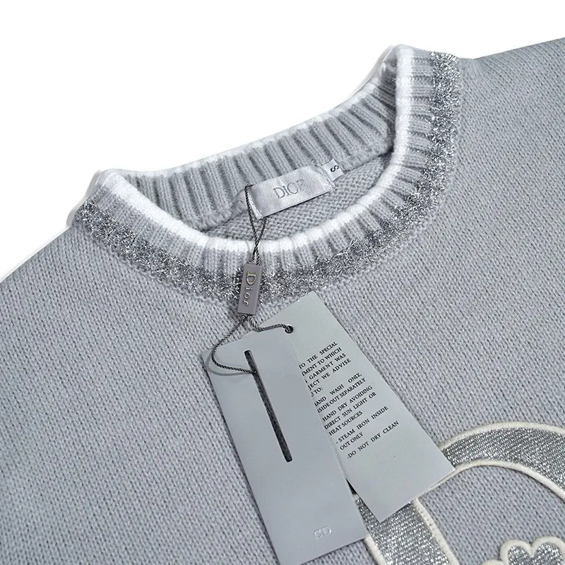 Dior by ERL Logo Embroidered Crew-Neck Sweater D20023381 — view 3