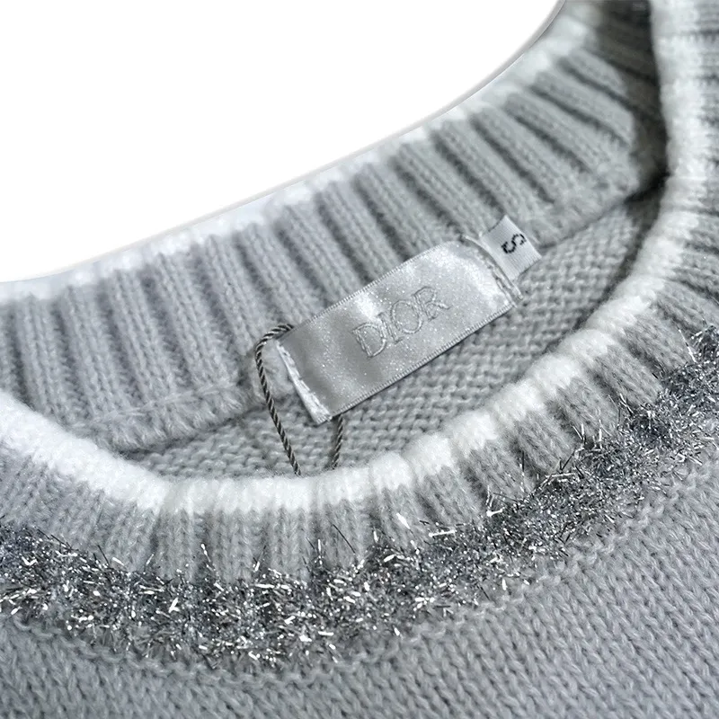 Dior by ERL Logo Embroidered Crew-Neck Sweater D20023381 — view 4