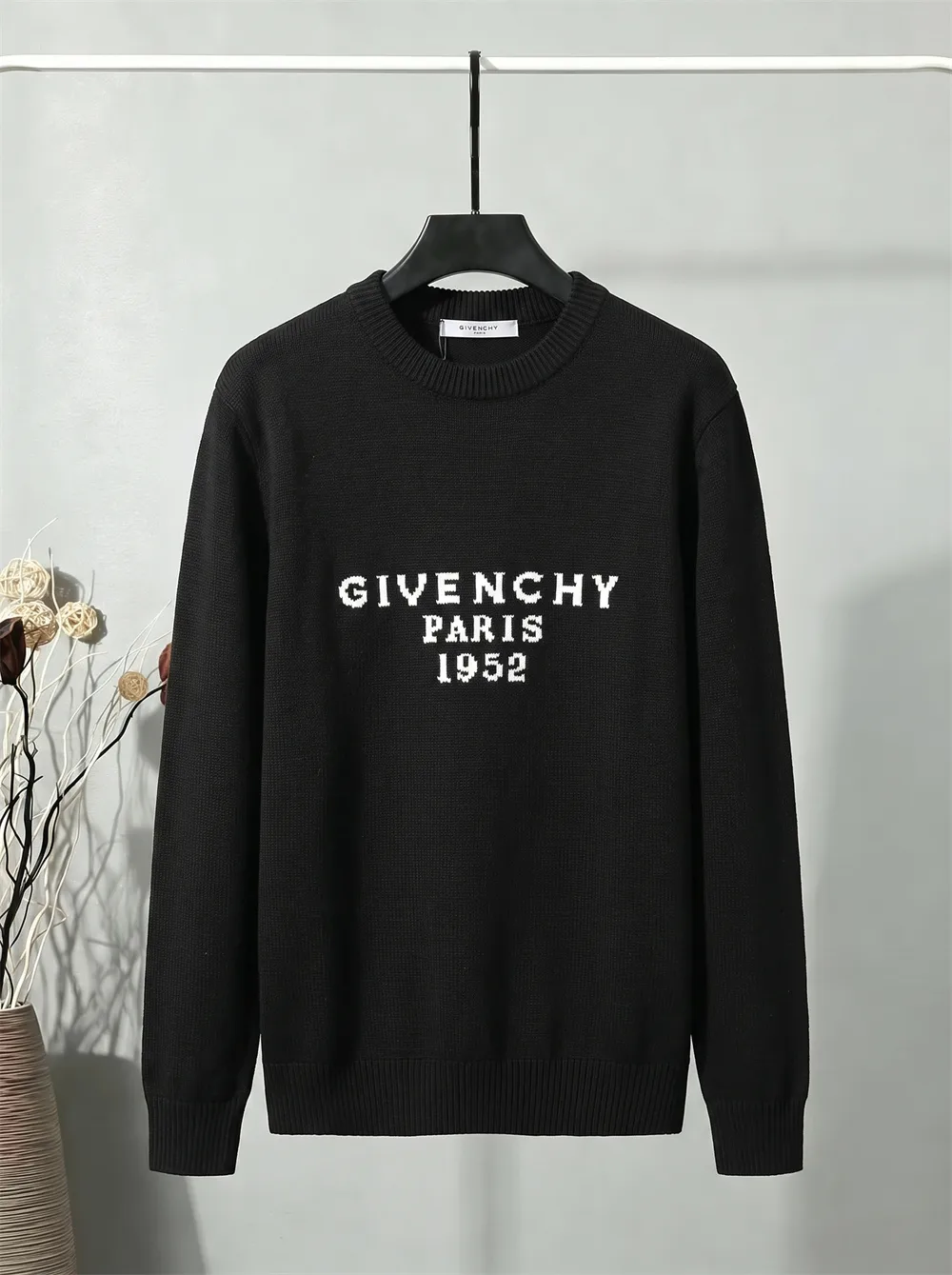 1952 Logo Jacquard Crew-Neck Sweater D20023400